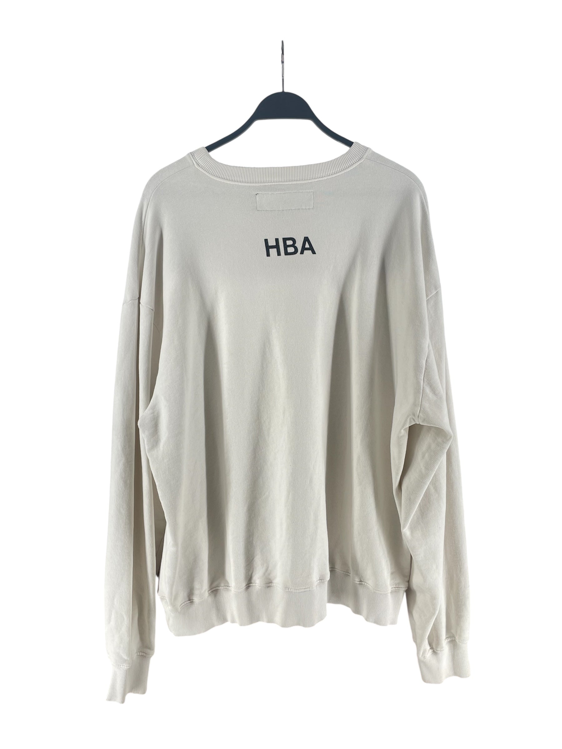 HOOD BY AIR./Sweatshirt/XL/Cotton/WHT/WORLD MAP GRAPHIC view 2