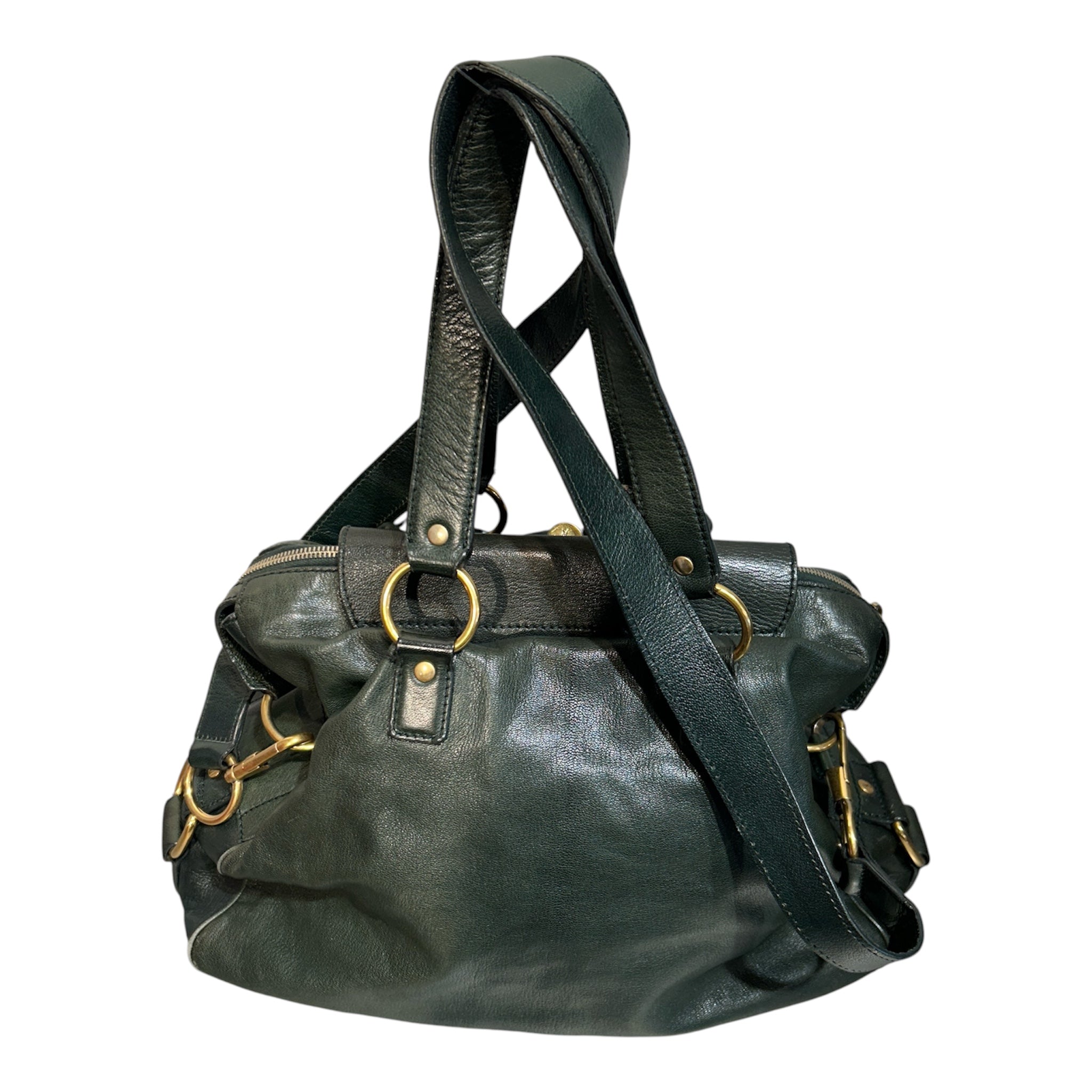 YVES SAINT LAURENT/Bag/Leather/GRN/Muse view 2