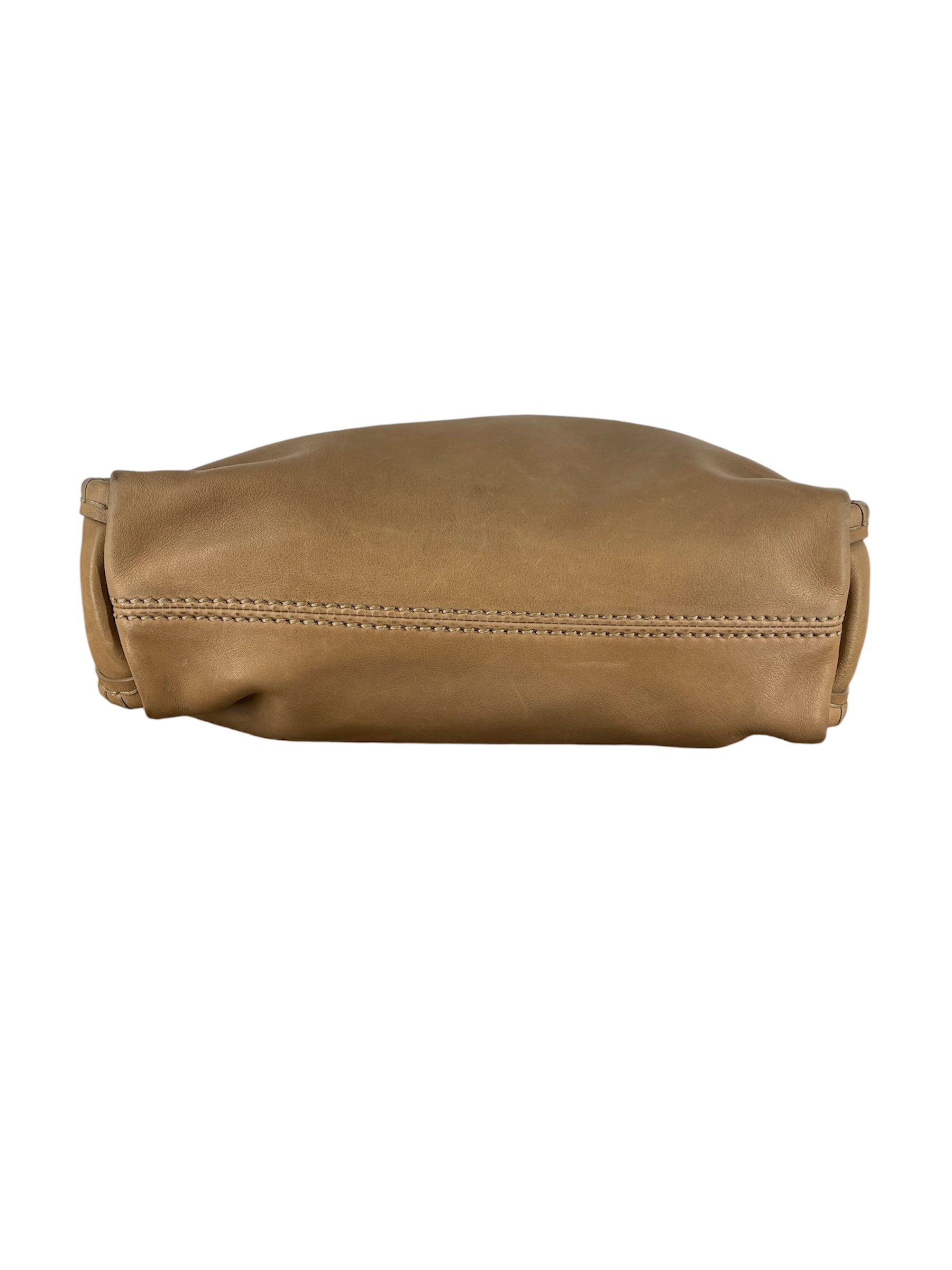 FENDI/Hand Bag/Leather/KHK/GOLD HARDWARE/STUDDED ACCENTS view 3
