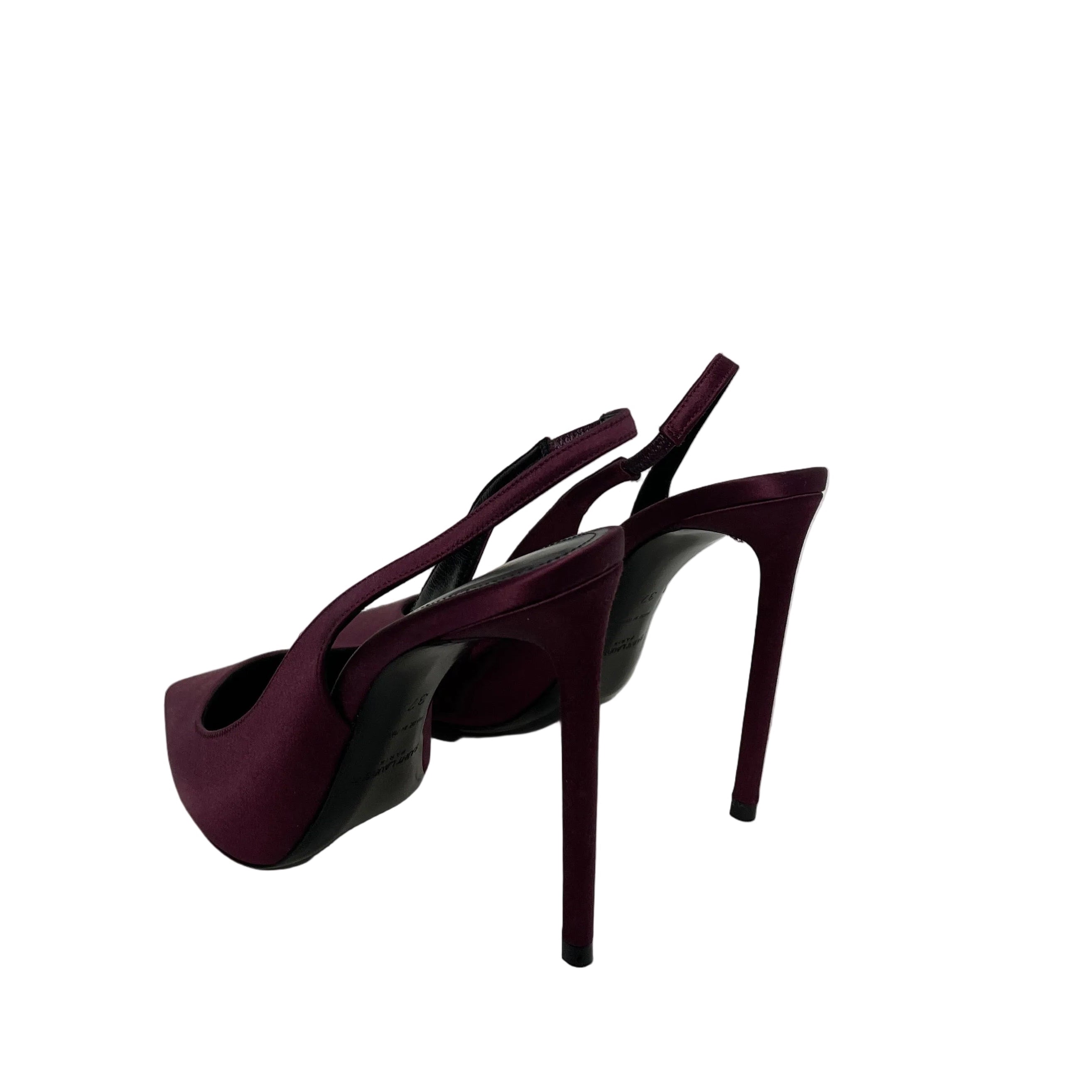 SAINT LAURENT/Heels/EU 37/PPL/ZOE SLINGBACK view 2