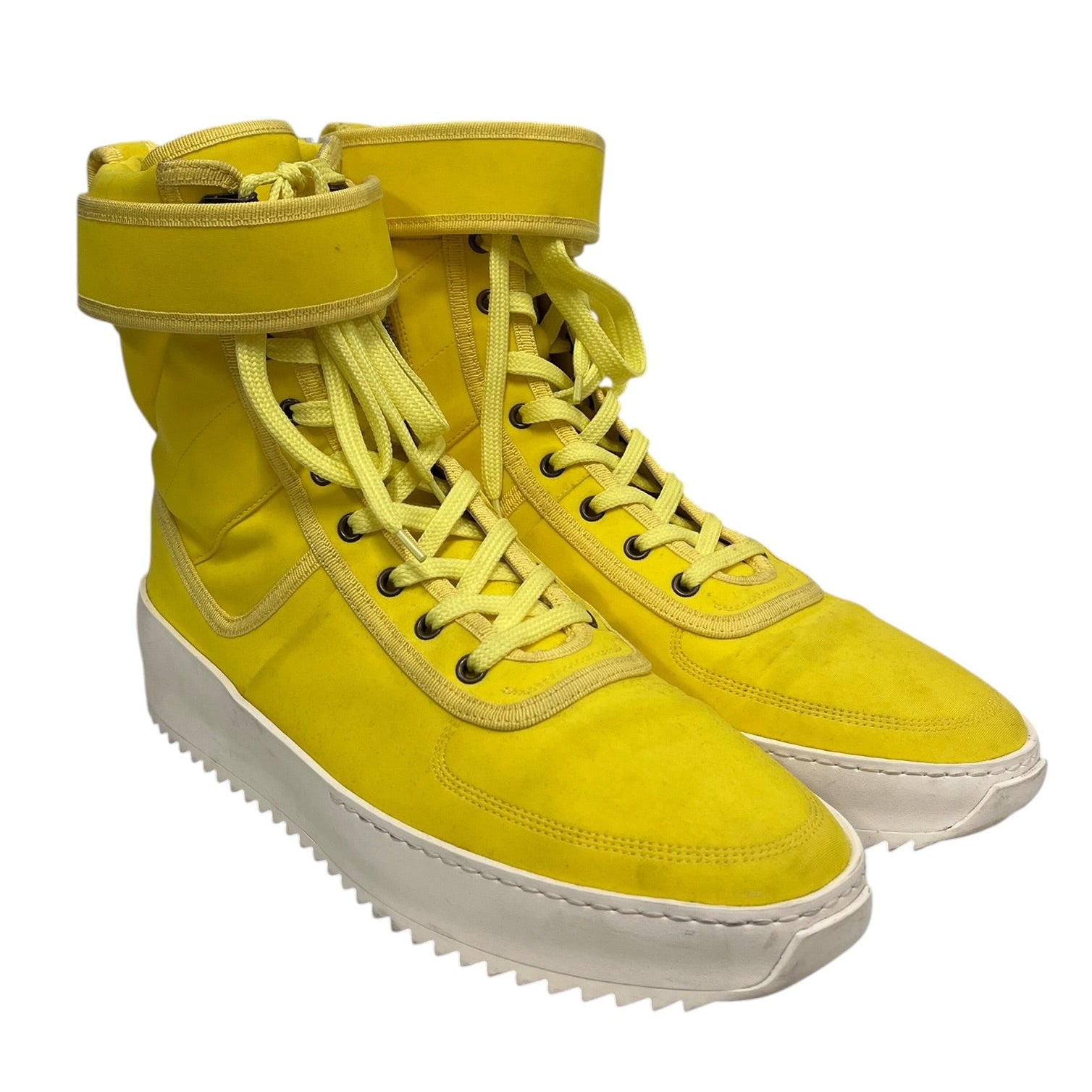 FEAR OF GOD/Lace Up Boots/EU 45/Nylon/YEL/Military Sneaker view 1