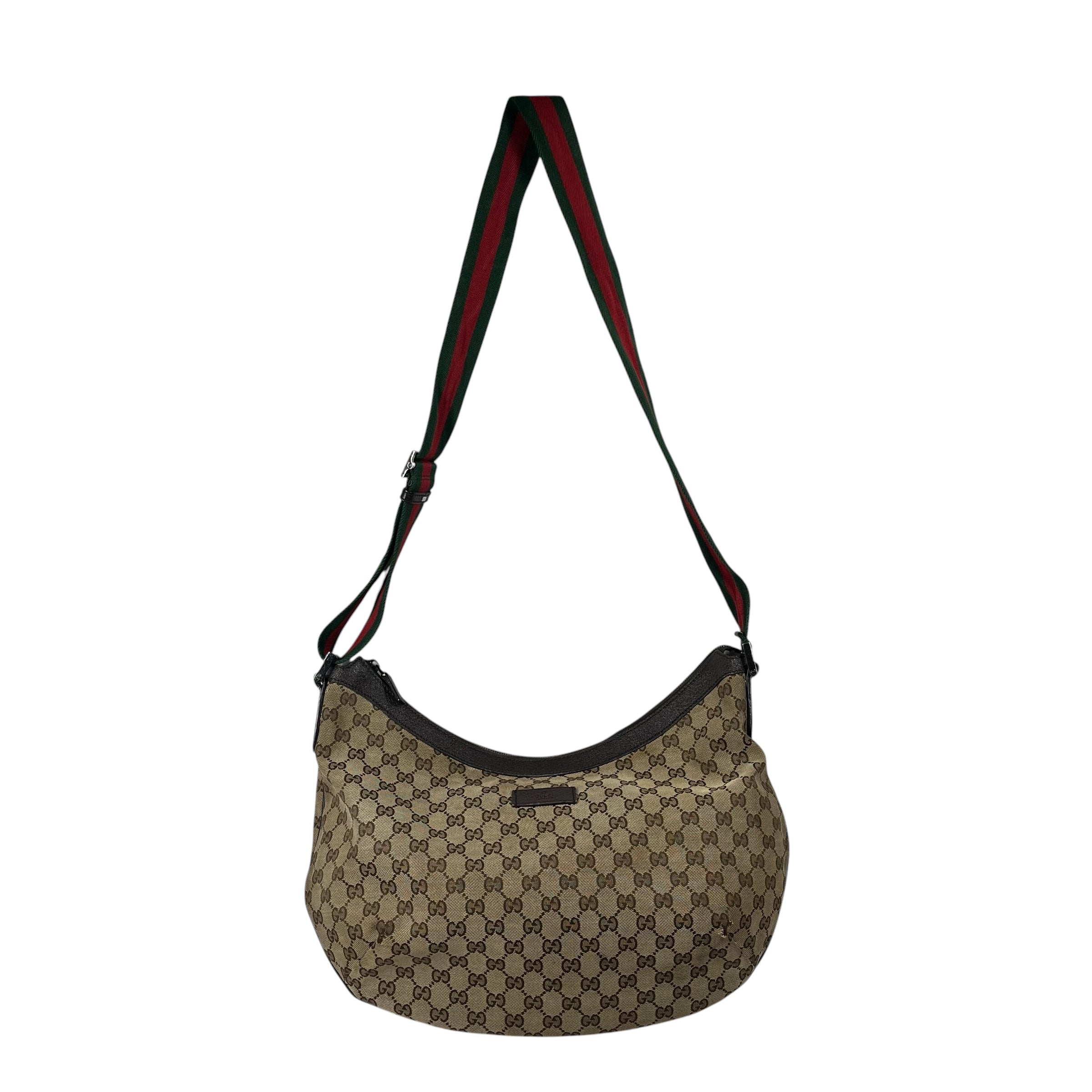 GUCCI/Cross Body Bag/Monogram/Leather/BRW/189752 20046 view 1