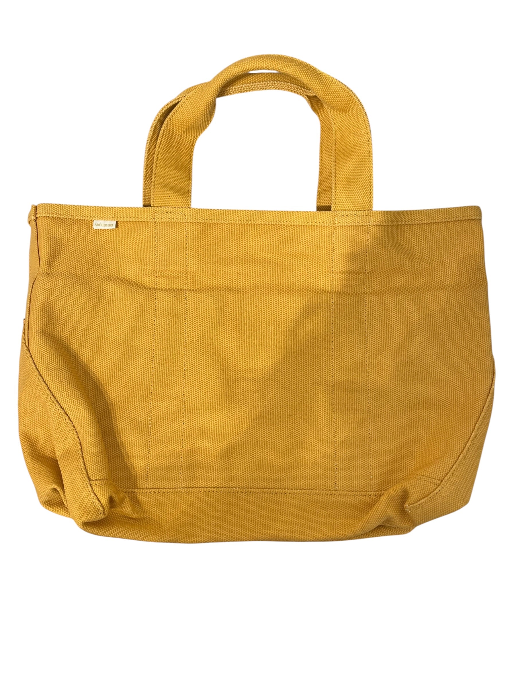 AIME LEON DORE/Tote Bag/Cotton/YEL/front logo canvas short strap view 2