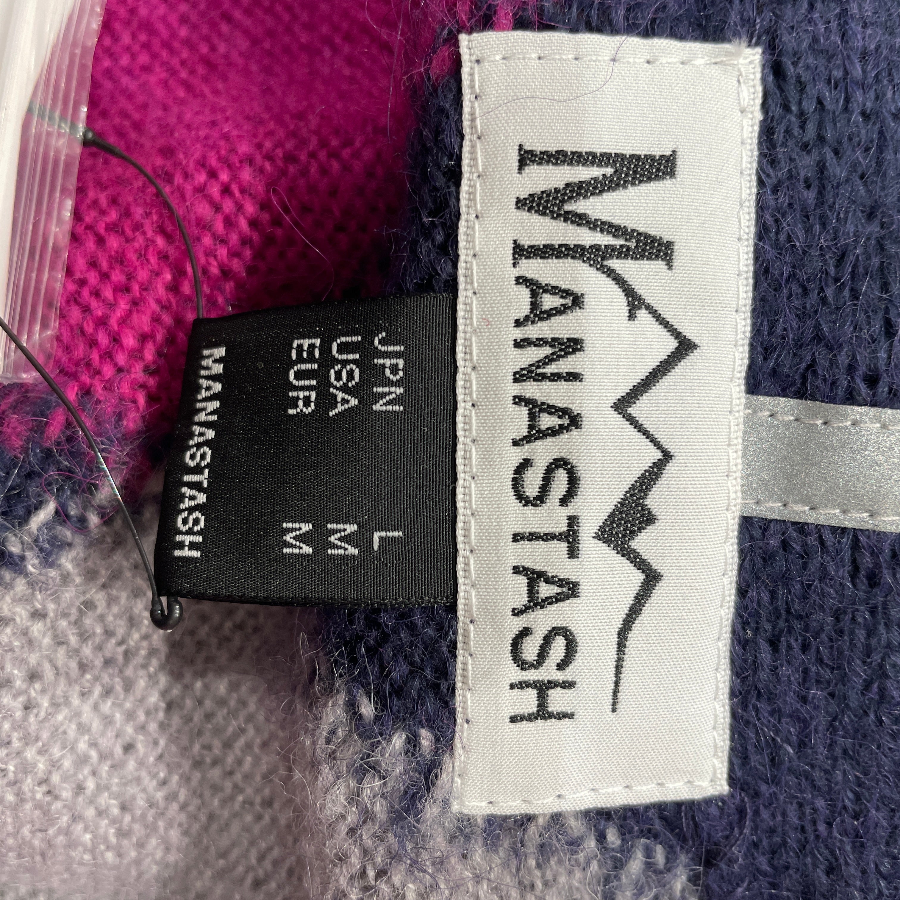 MANASTASH/Cardigan/M/All Over Print/Wool/MLT/MOHAIR ARGYLE CARDIGAN view 3
