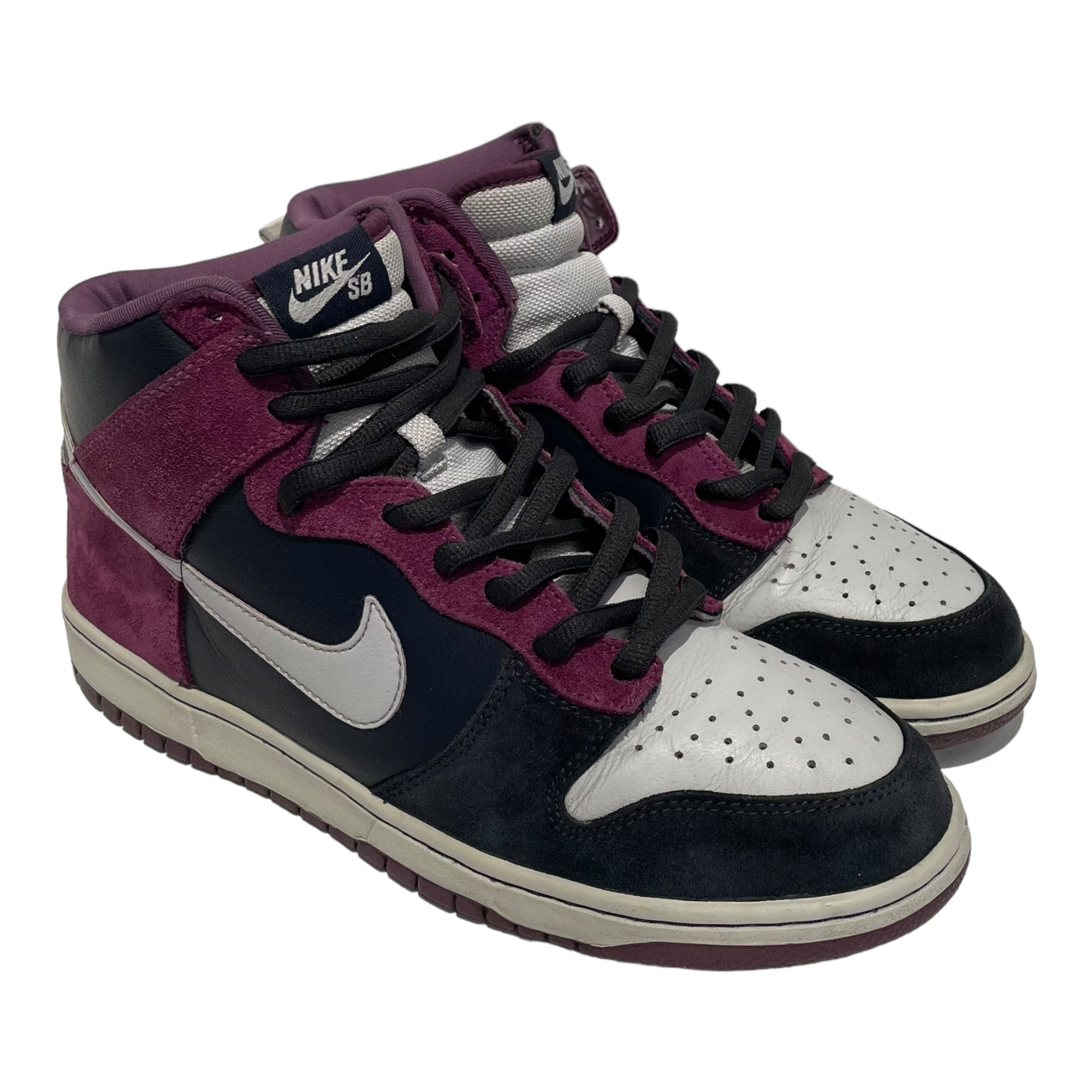 NIKE/DUNK HIGH PRO SB/Hi-Sneakers/US 10.5/Suede/PPL/305050-401 view 1