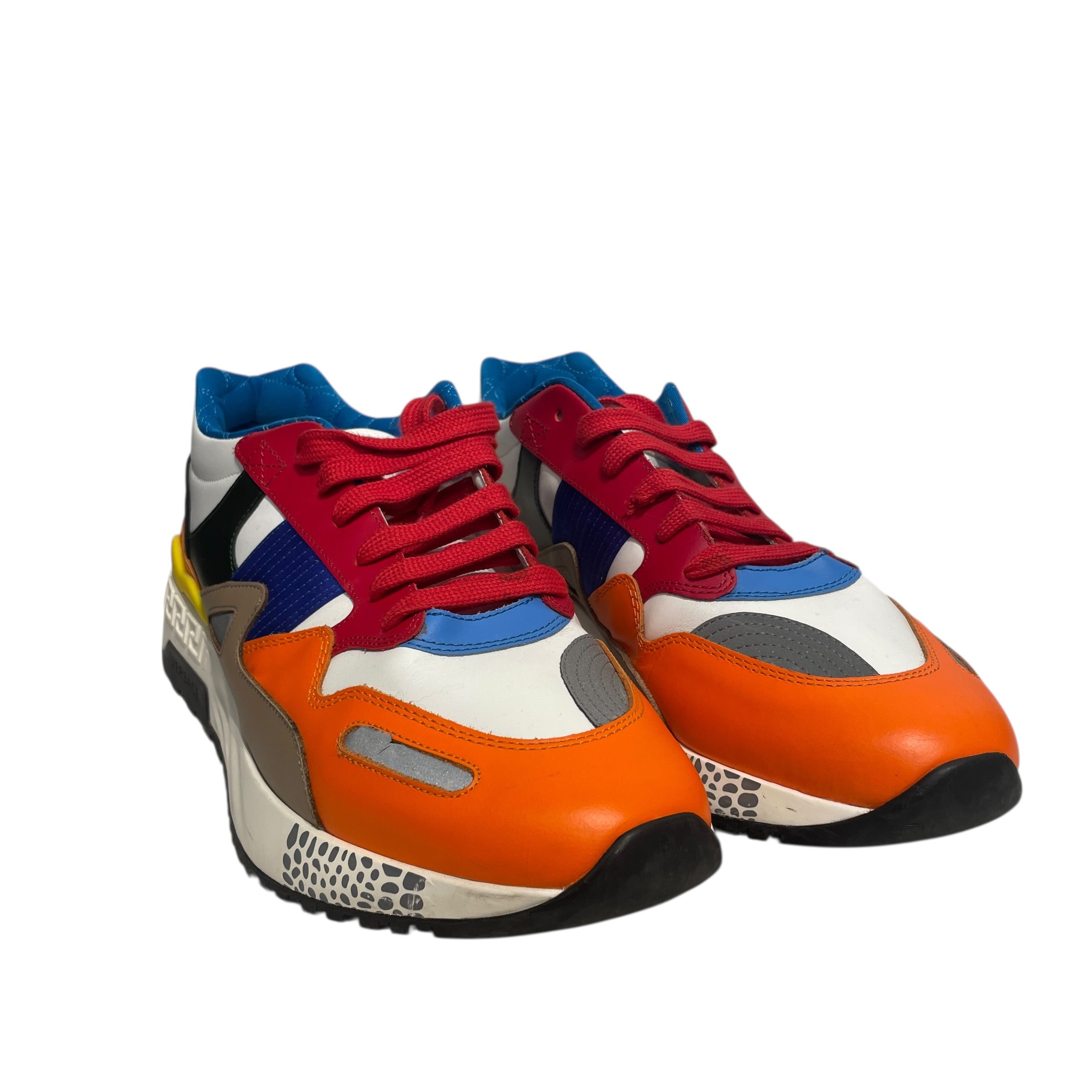 VERSACE/Low-Sneakers/EU 44/Leather/MLT/achilles view 1
