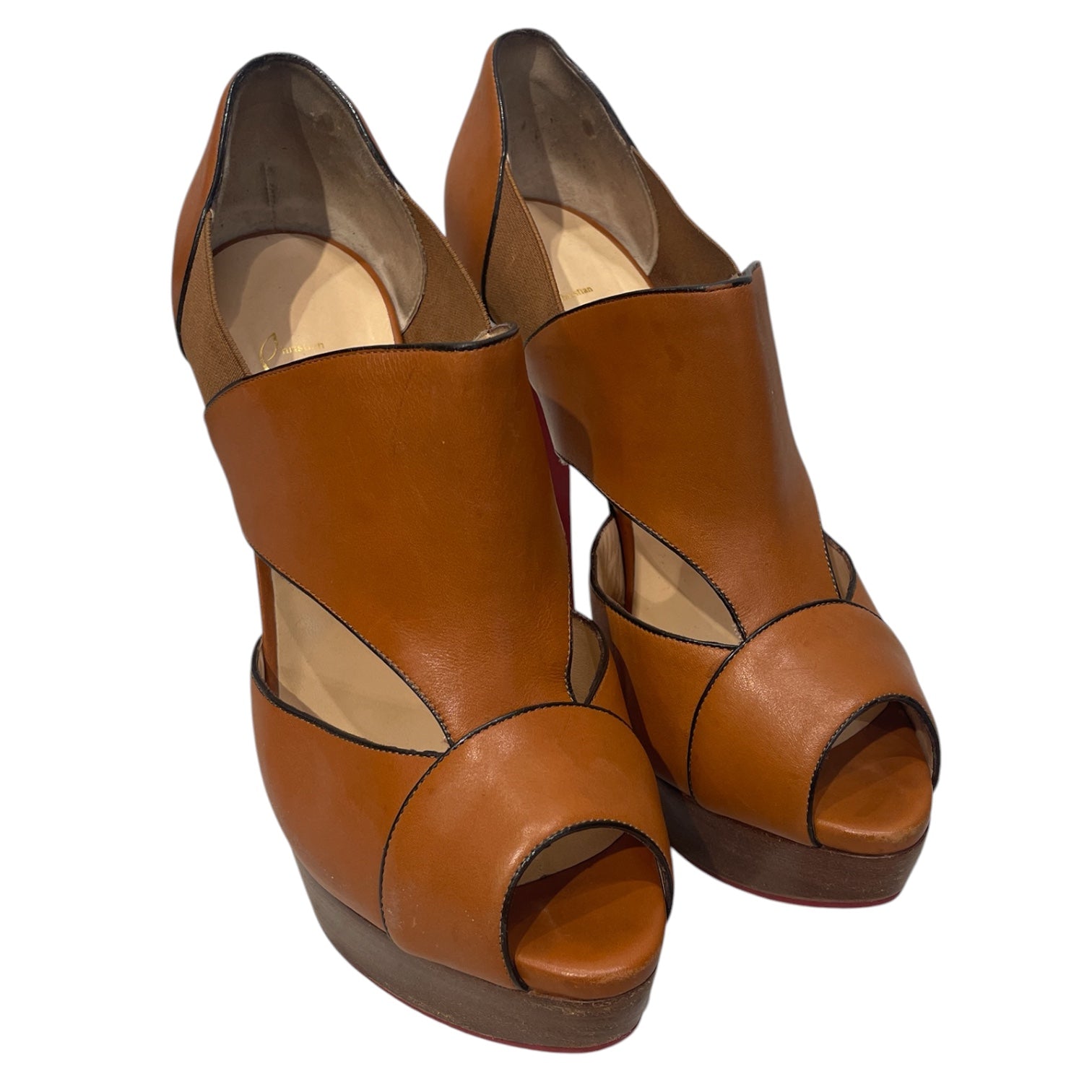 Christian Louboutin/Heels/EU 39/Leather/CML/HIGH-HEEL WOOD SOLE view 1