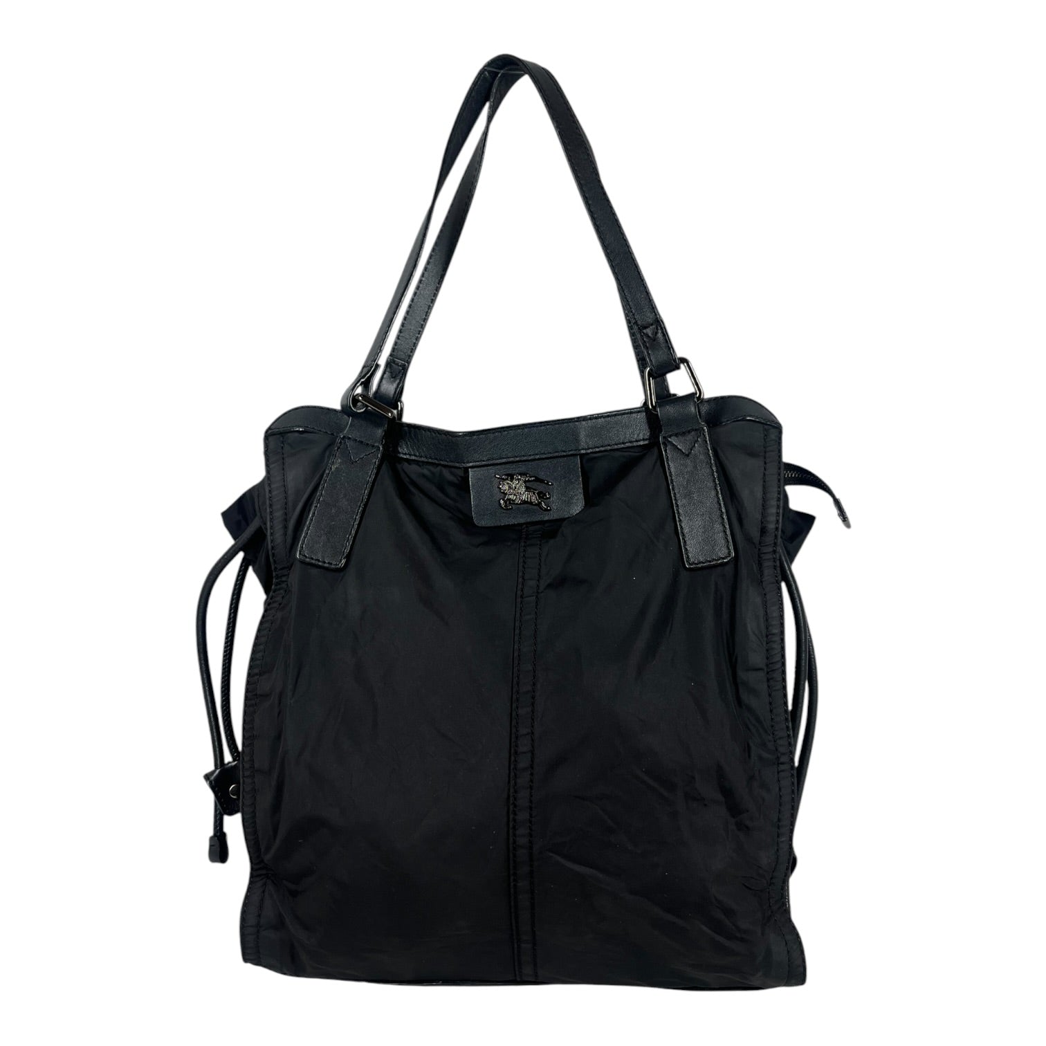 BURBERRY/Hand Bag/Nylon/BLK/SILVER HARDWARE view 1