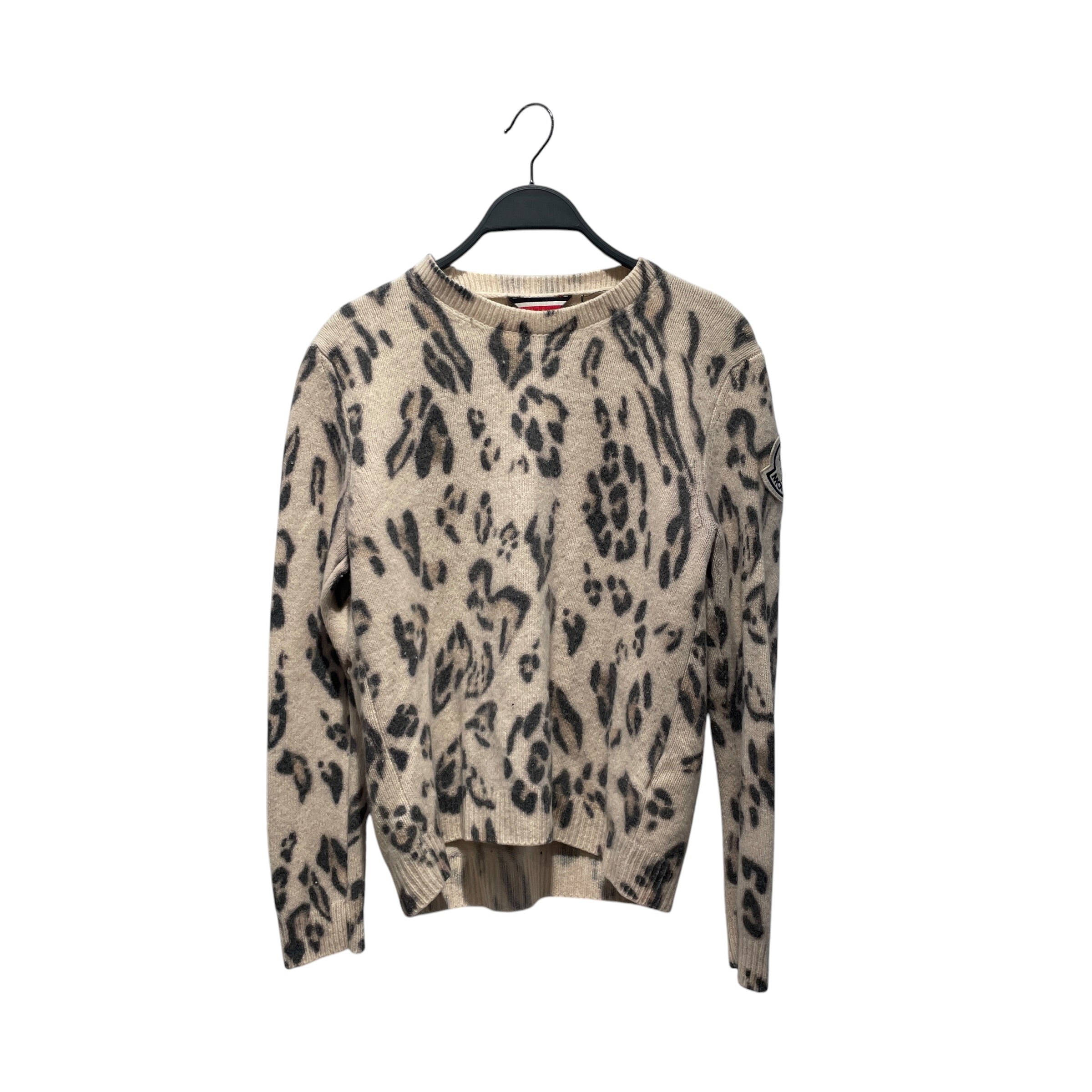 MONCLER/Sweater/M/Cotton/WHT/animal print view 1