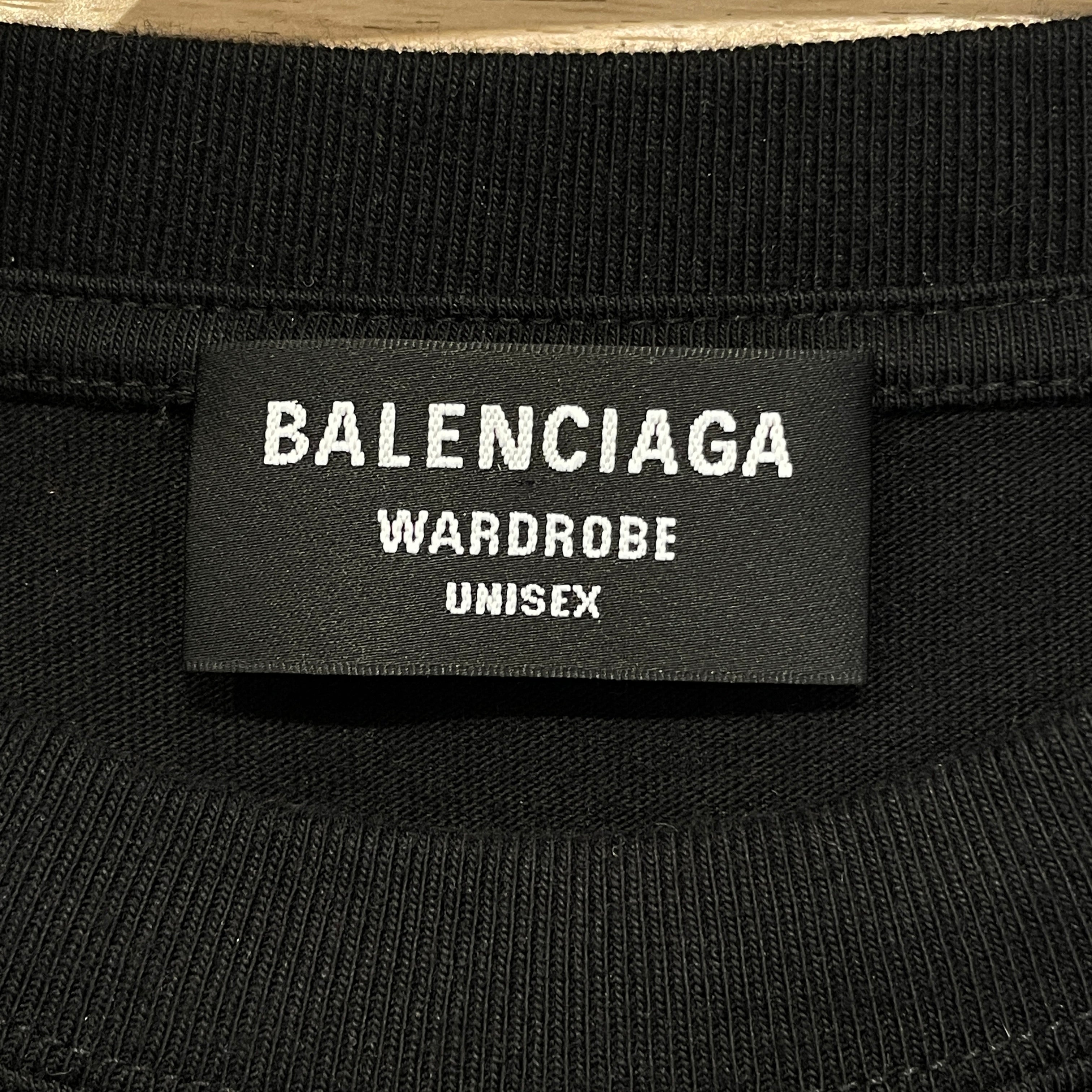 BALENCIAGA/T-Shirt/S/Cotton/BLK/High Neck/ view 5
