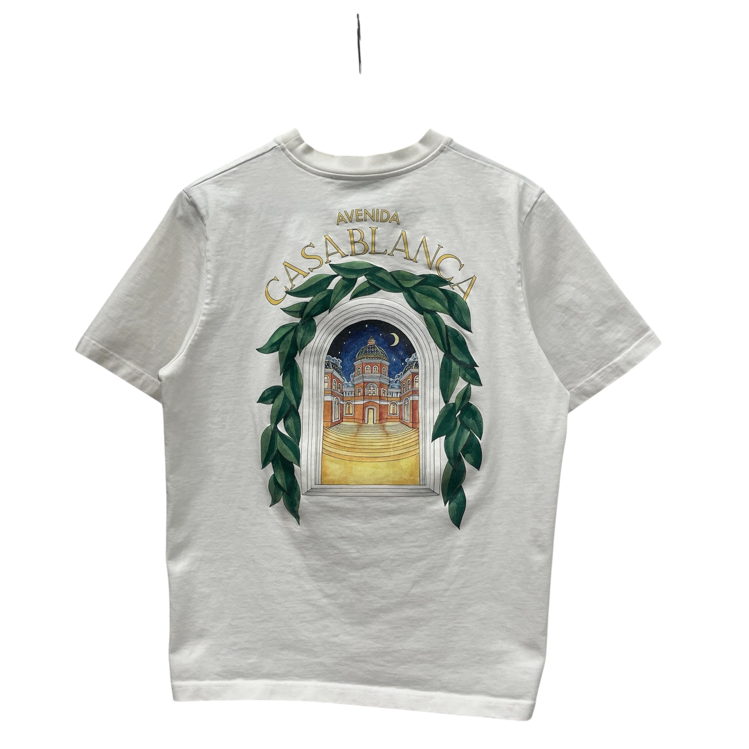 CASABLANCA/T-Shirt/L/Cotton/WHT/Graphic/Avendia Tee view 1