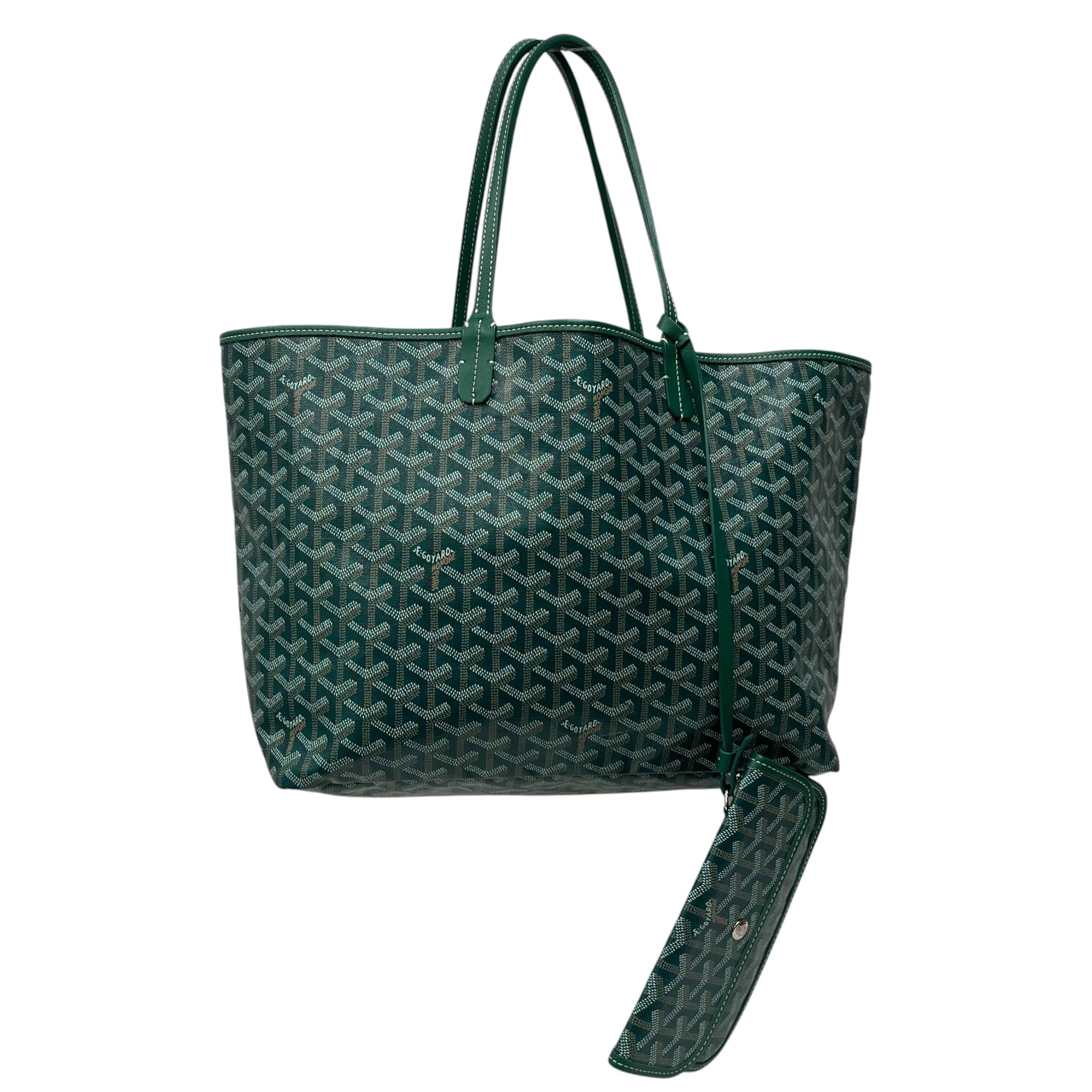 GOYARD/Hand Bag/Monogram/Leather/GRN/ view 1