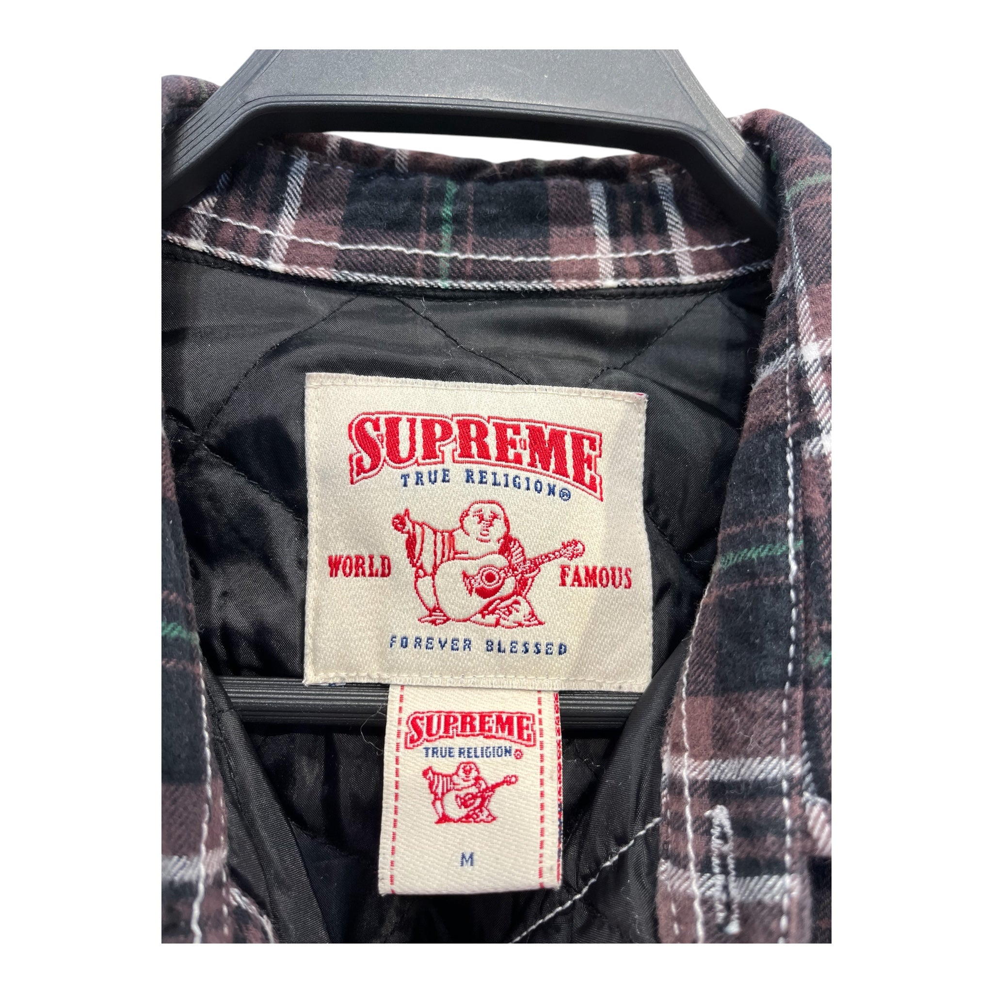 Supreme/Flannel Shirt/M/Cotton/MLT/Plaid/ view 4