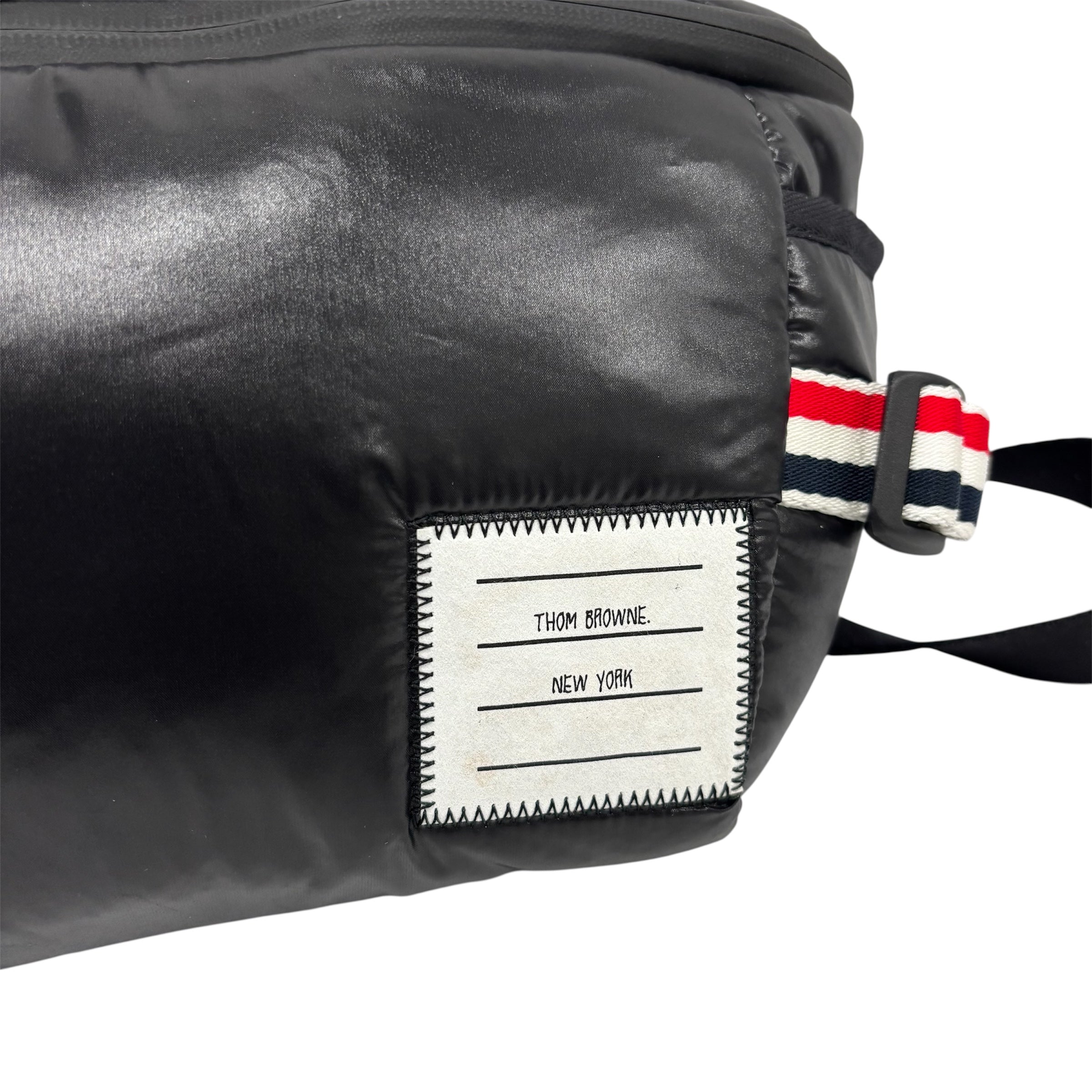THOM BROWNE. NEW YORK/Cross Body Bag/Nylon/BLK/BUM BAG NYLON view 3