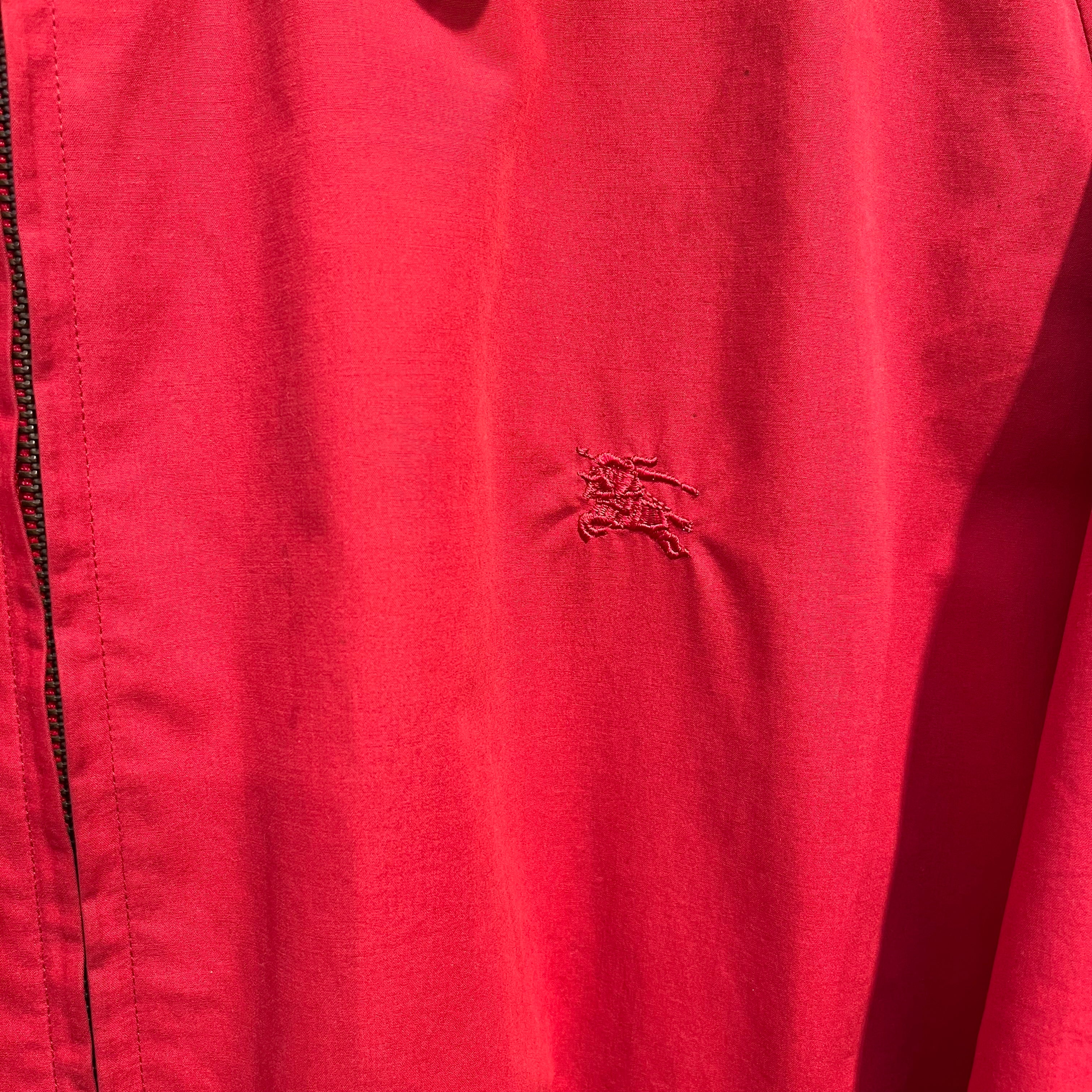 BURBERRYS/Jacket/XL/Cotton/RED/RED JACKET EMBROIDERY LOGO view 4