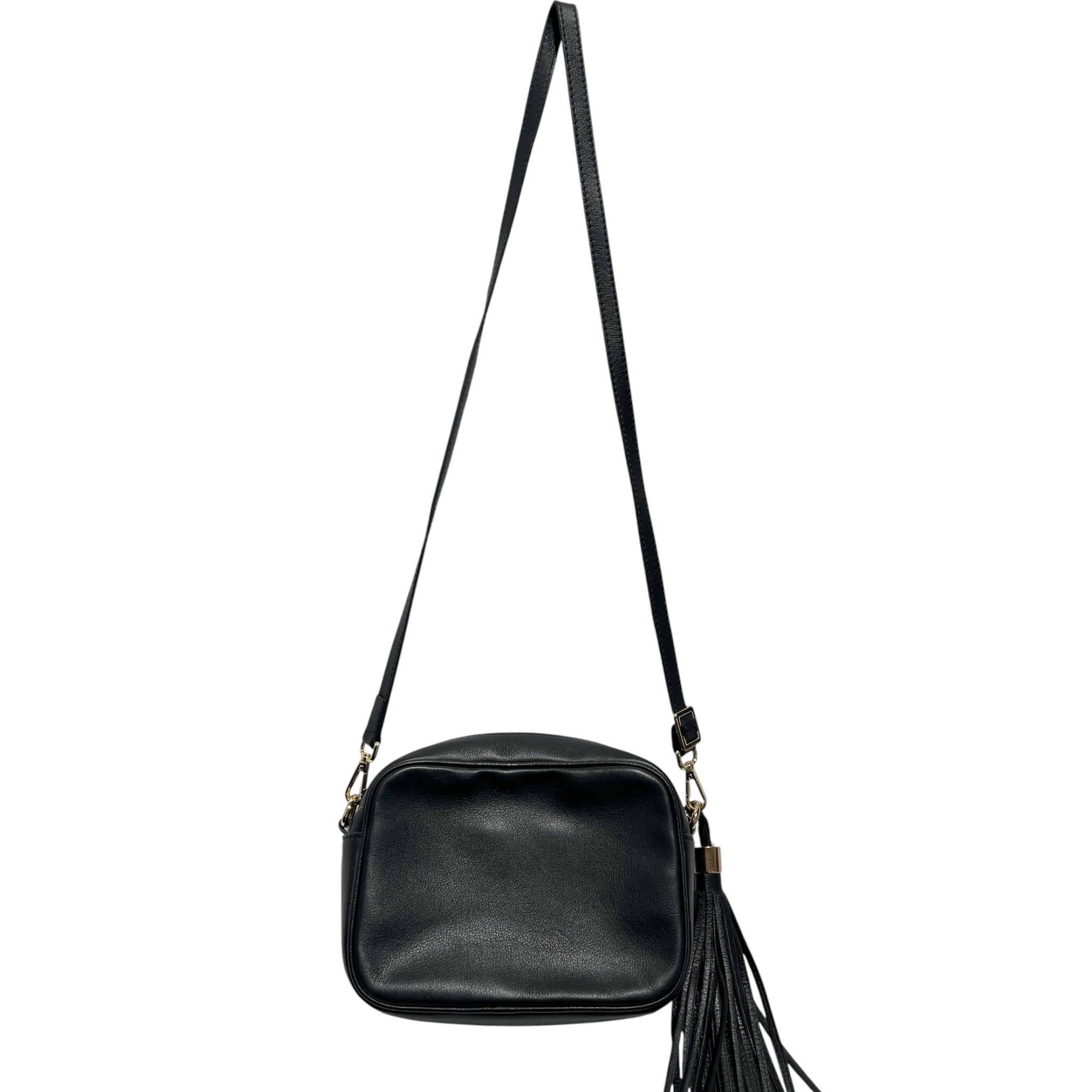 VALENTINO/Cross Body Bag/Leather/BLK/FRINGE CHARM/ GLD HARDWARE view 2