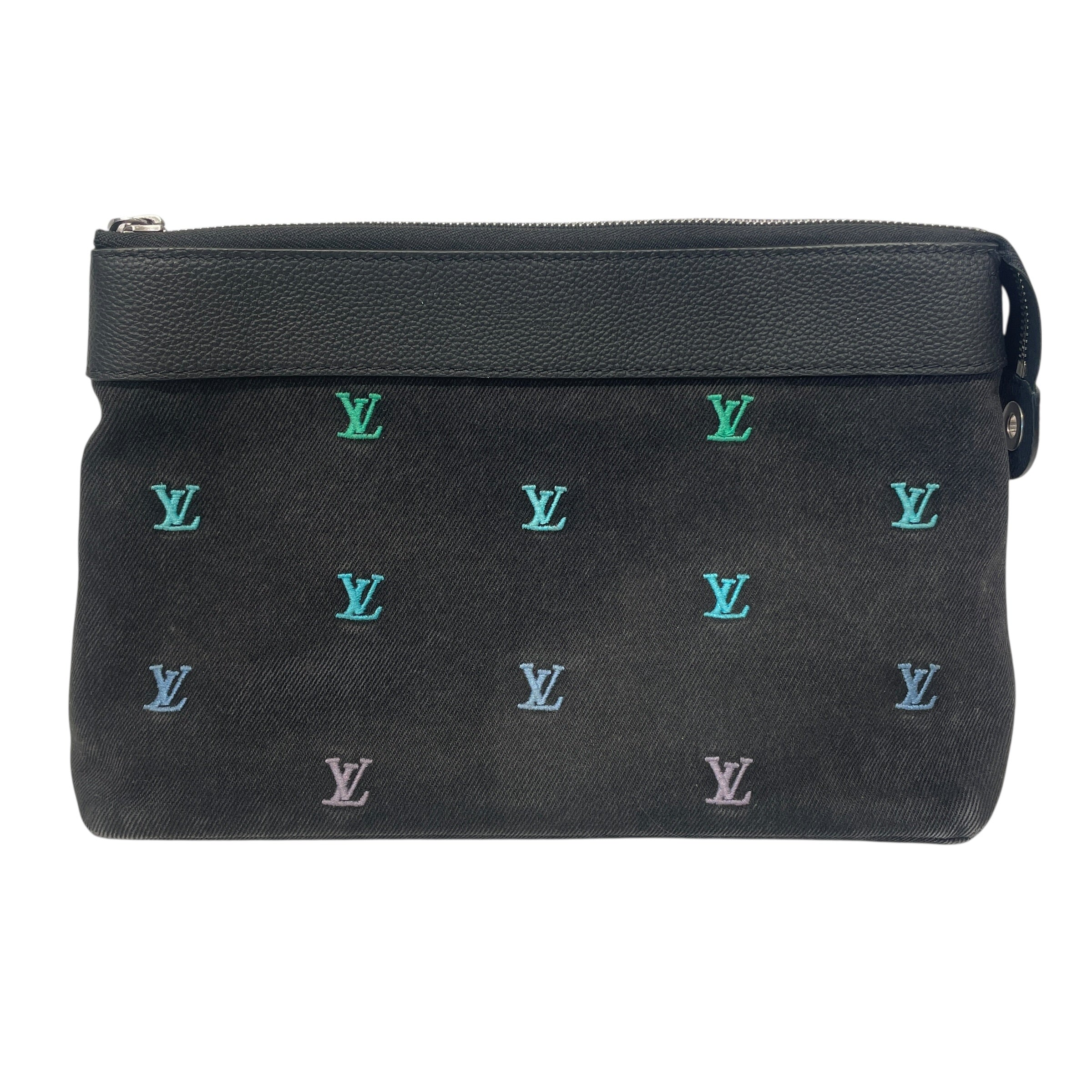 LOUIS VUITTON/Pouch/Cotton/BLK/PCHETTE VOYAGE SOUPLE view 1