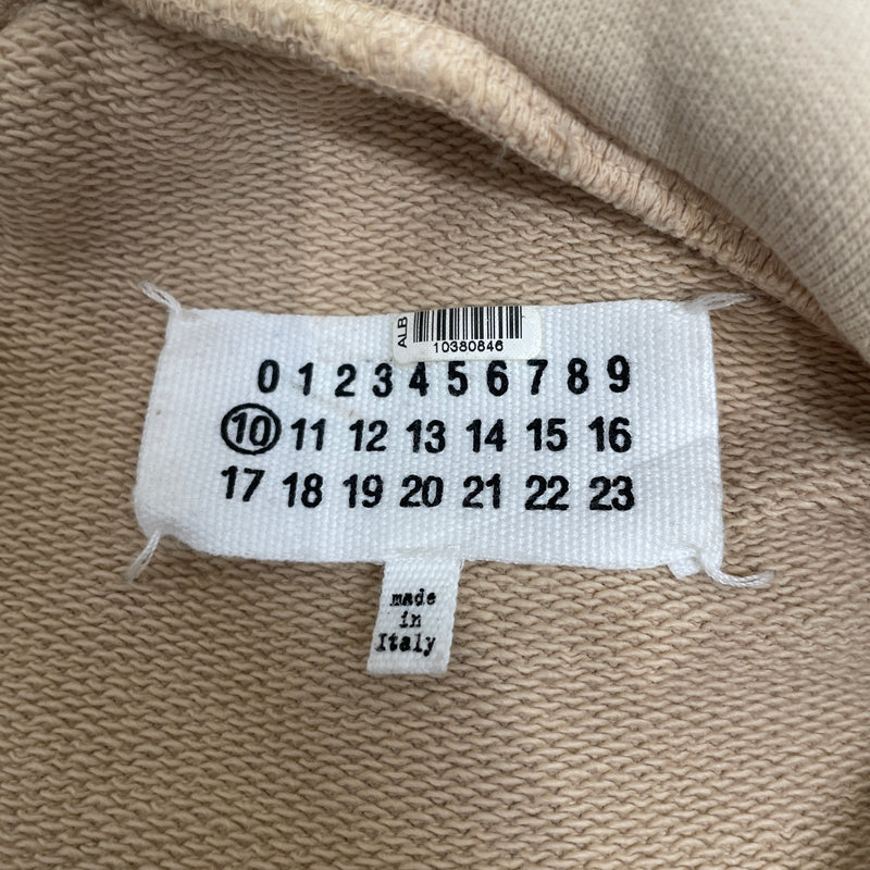 Maison Margiela/Hoodie/46/Cotton/CRM/MARGIELA OUT FRONT LOGO