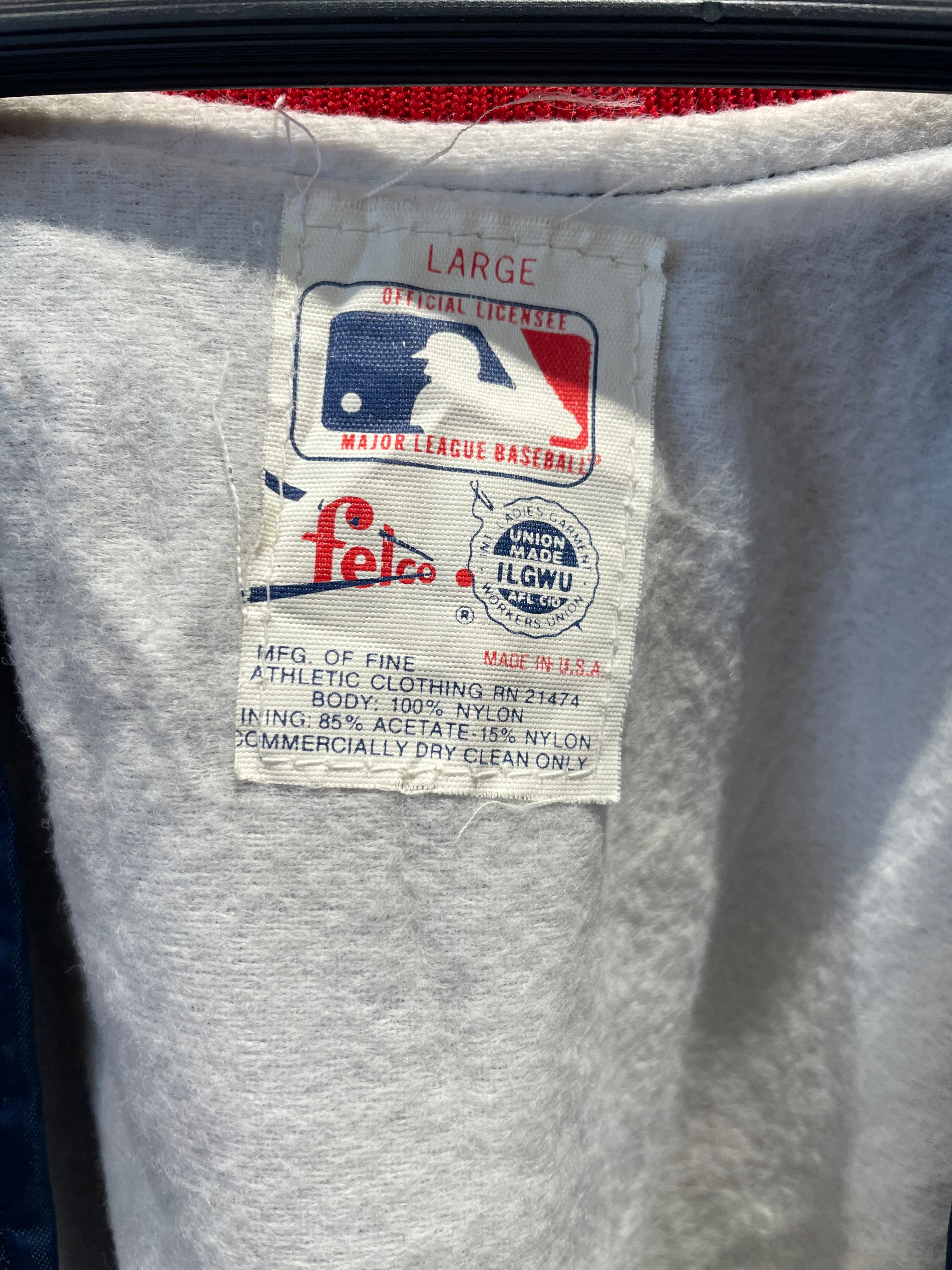 MLB/Baseball Jkt/L/Nylon/BLU/Angels Bomber view 3