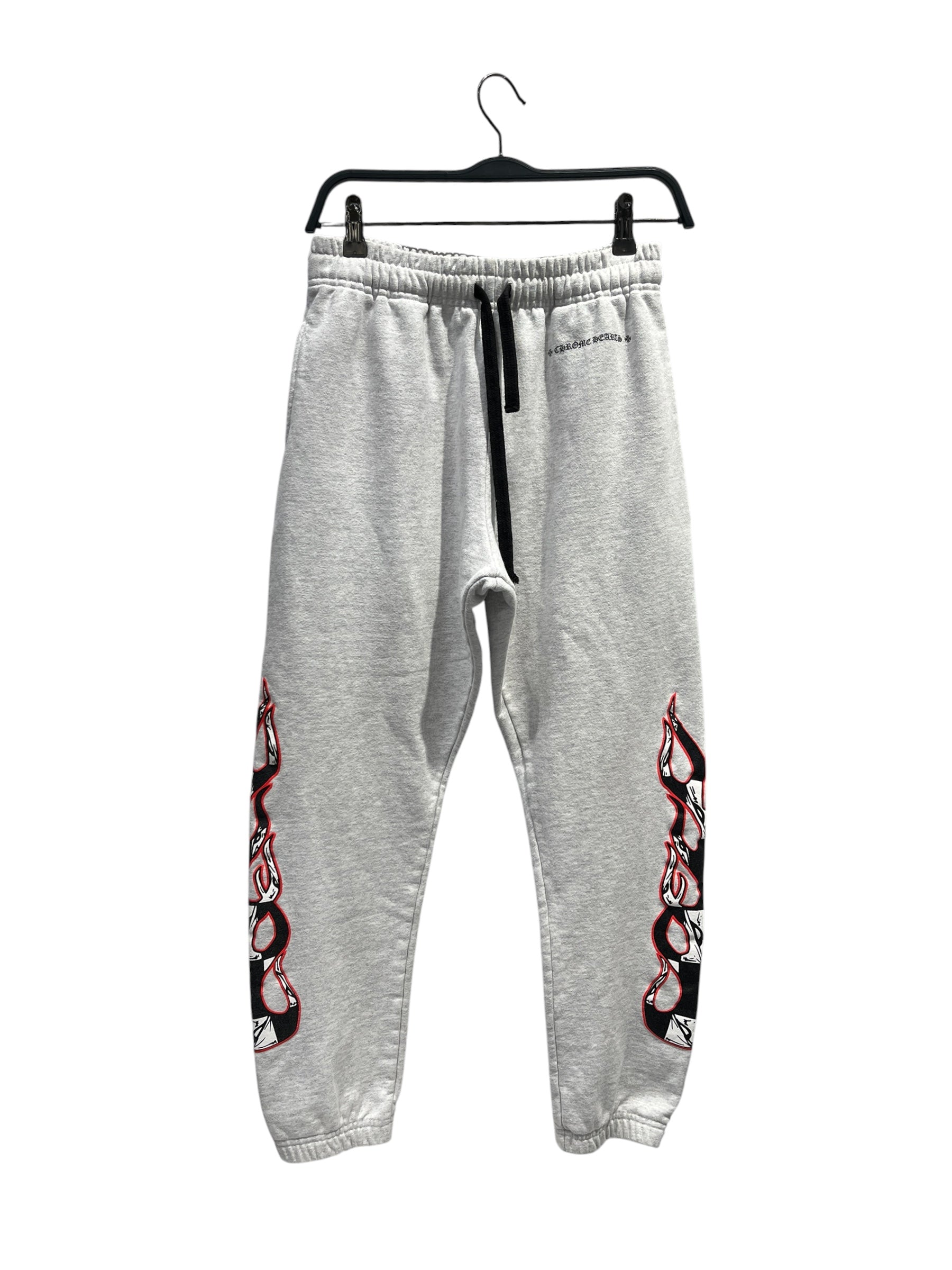 CHROME HEARTS/Sarouel Pants/S/Graphic/Cotton/GRY/Joggers/ view 1