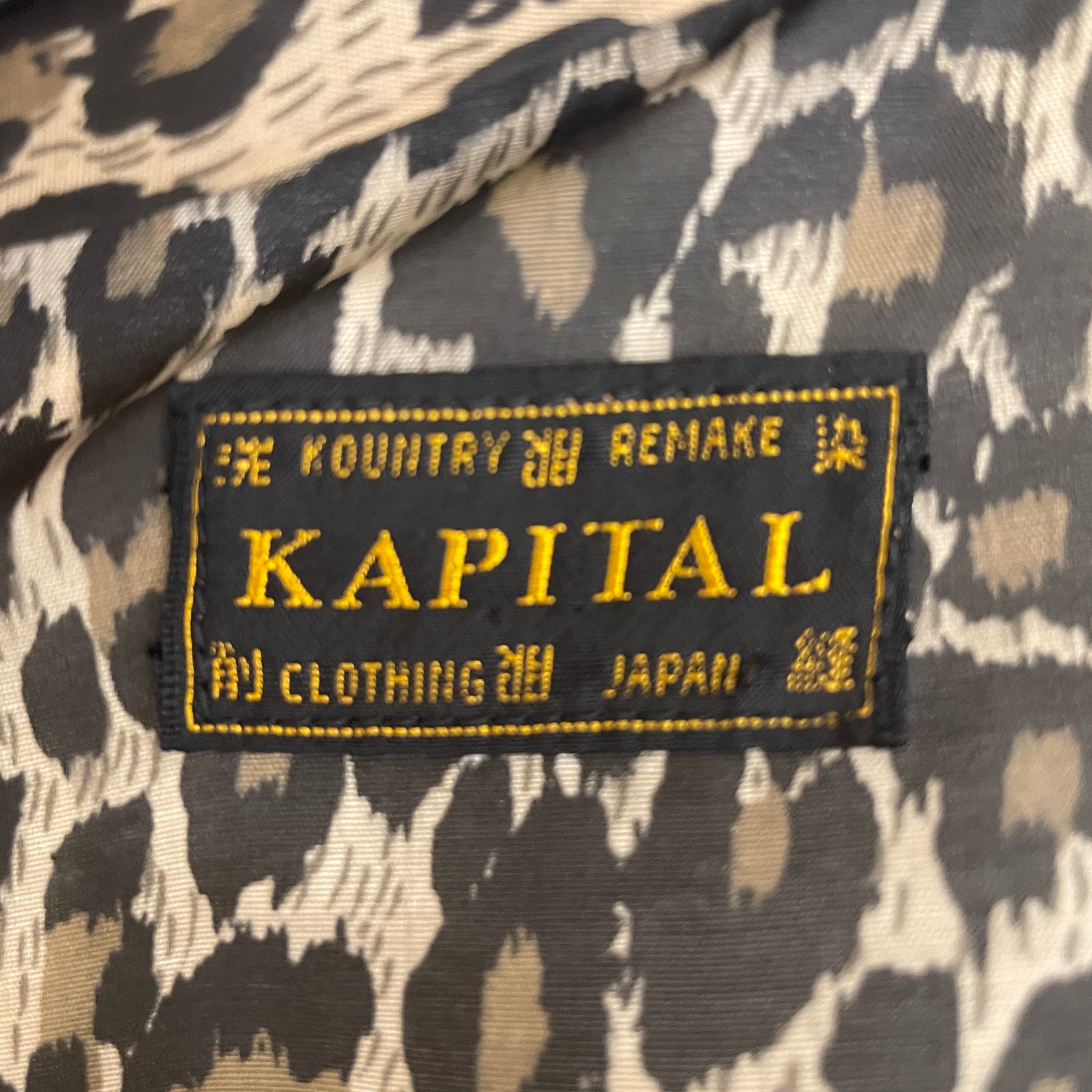 KAPITAL/LS Shirt/2/Cotton/BRW/Animal Pattern/ view 3
