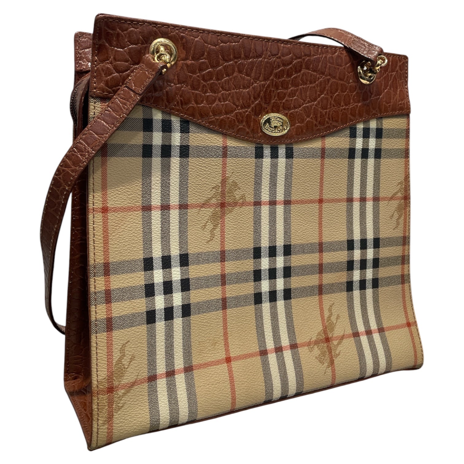 BURBERRYS/Hand Bag/Leather/MLT/Haymarket Check Shoulder Bag view 6