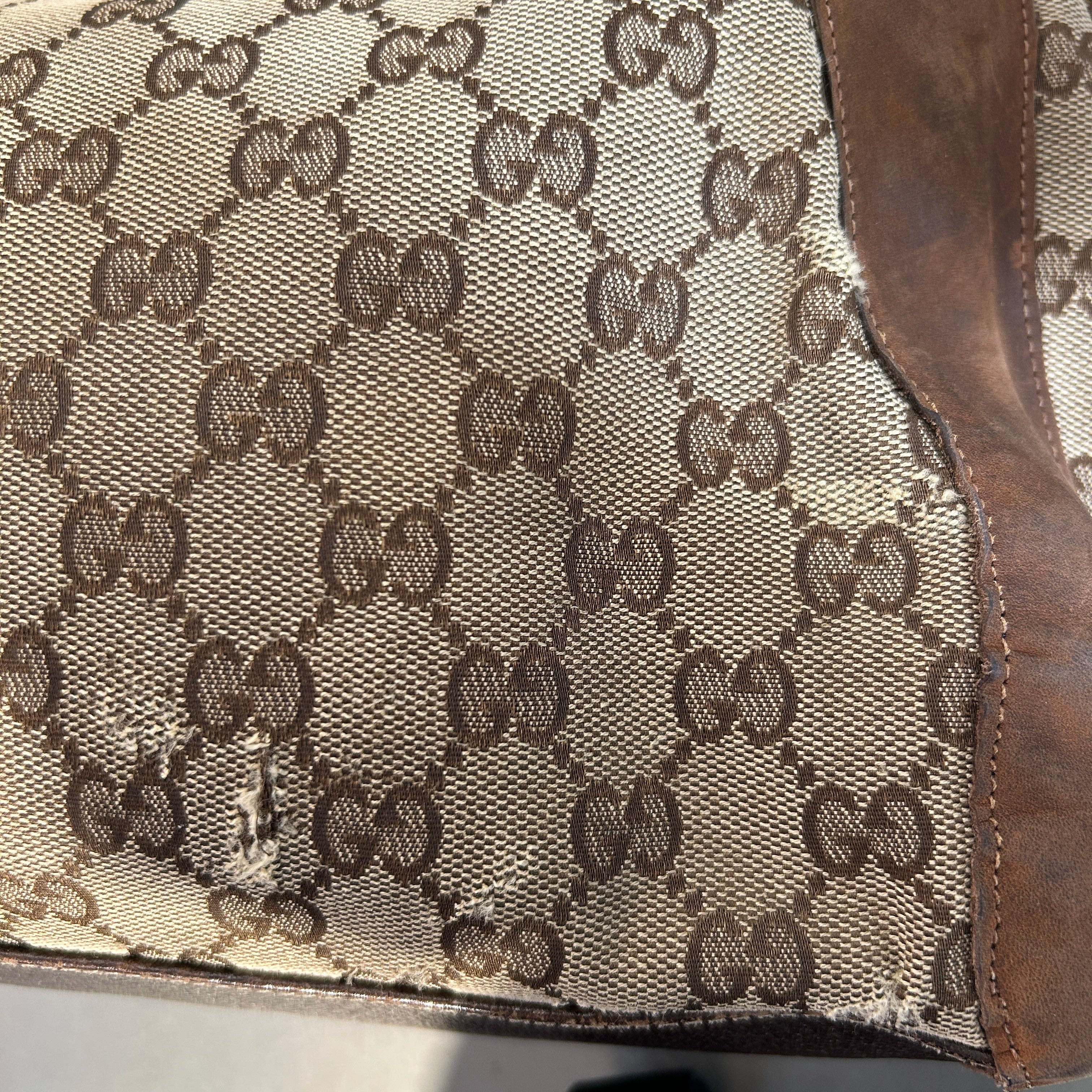 GUCCI/Tote Bag/Monogram/BRW/Charmy view 10