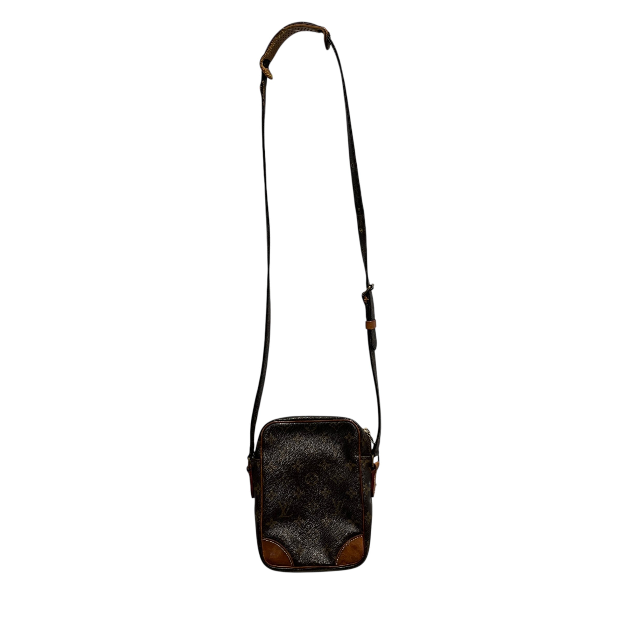 LOUIS VUITTON/Cross Body Bag/Leather/BRW/Monogram Aazone view 2