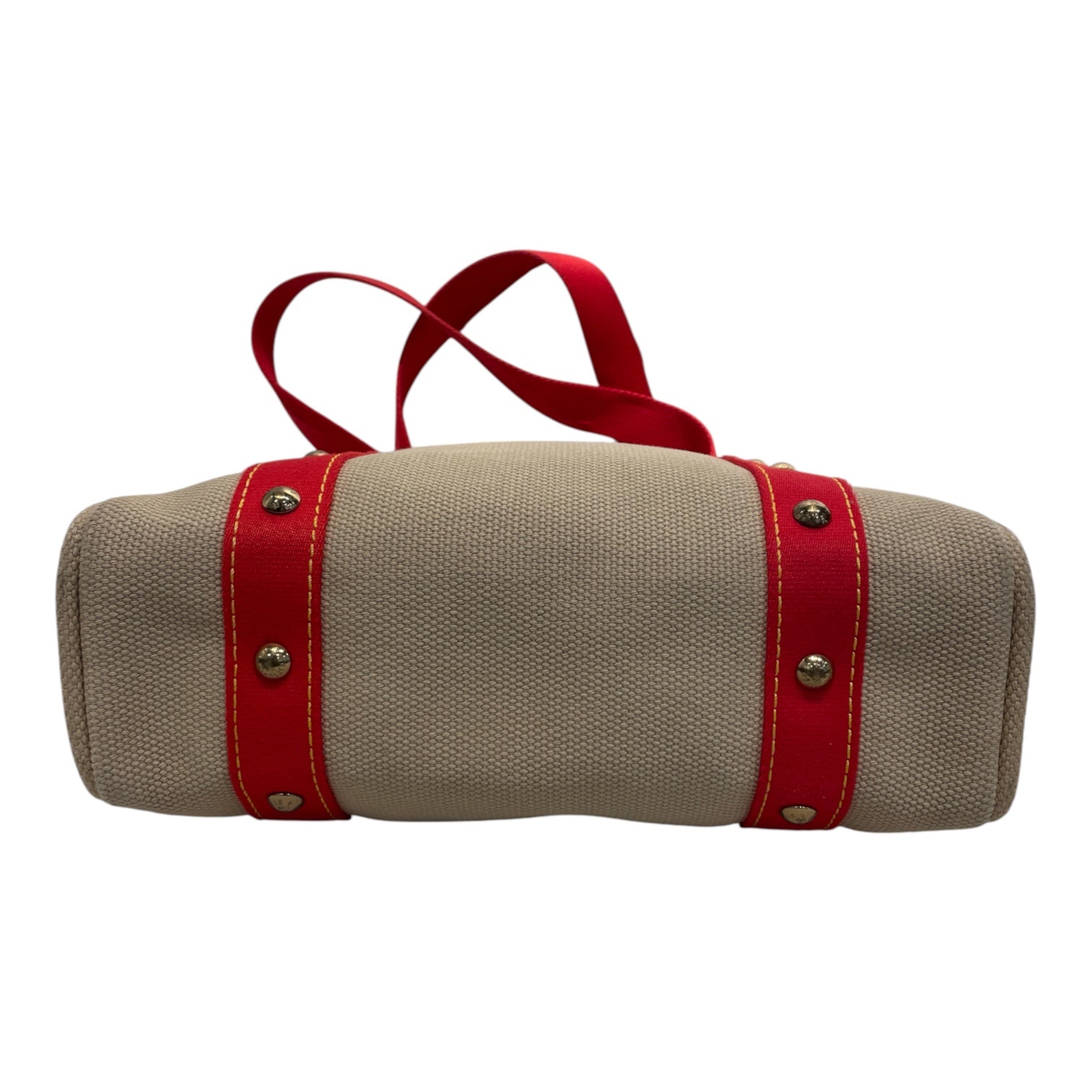 LOUIS VUITTON/Hand Bag/Cotton/BEG/cabas tote bag view 3