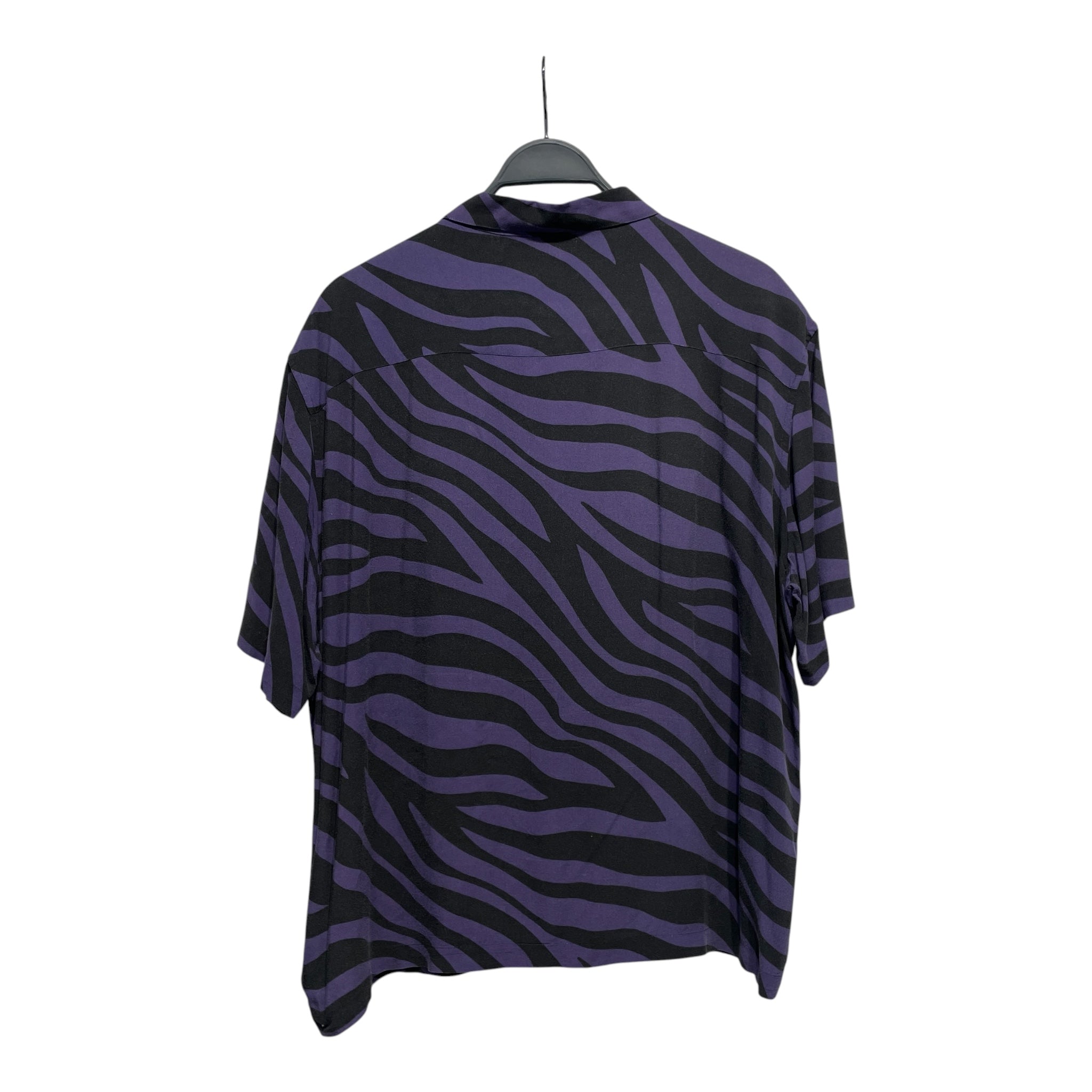 Palm Angels/SS Shirt/54/Polyester/PPL/Stripe/ view 2