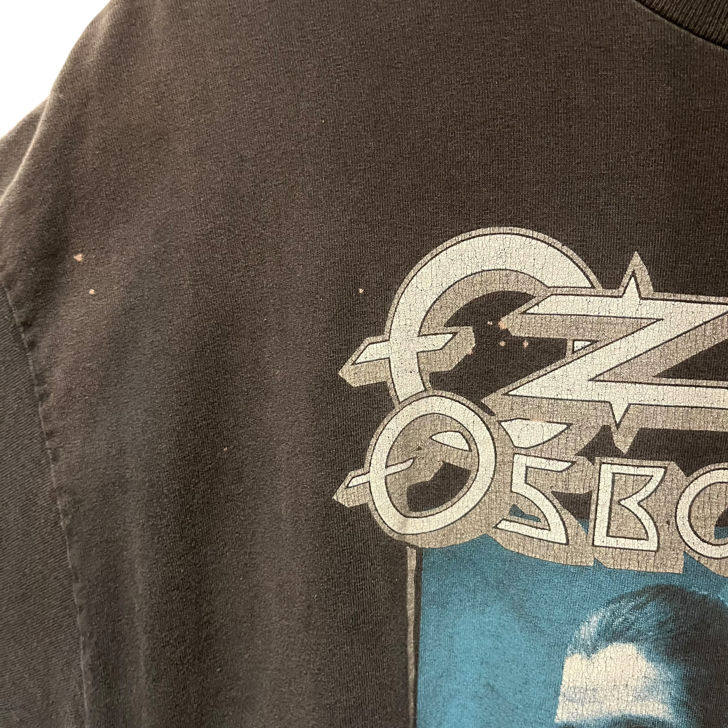 Vintage/T-Shirt/XL/Cotton/BLK/vtg ozzy ozborne tee view 4