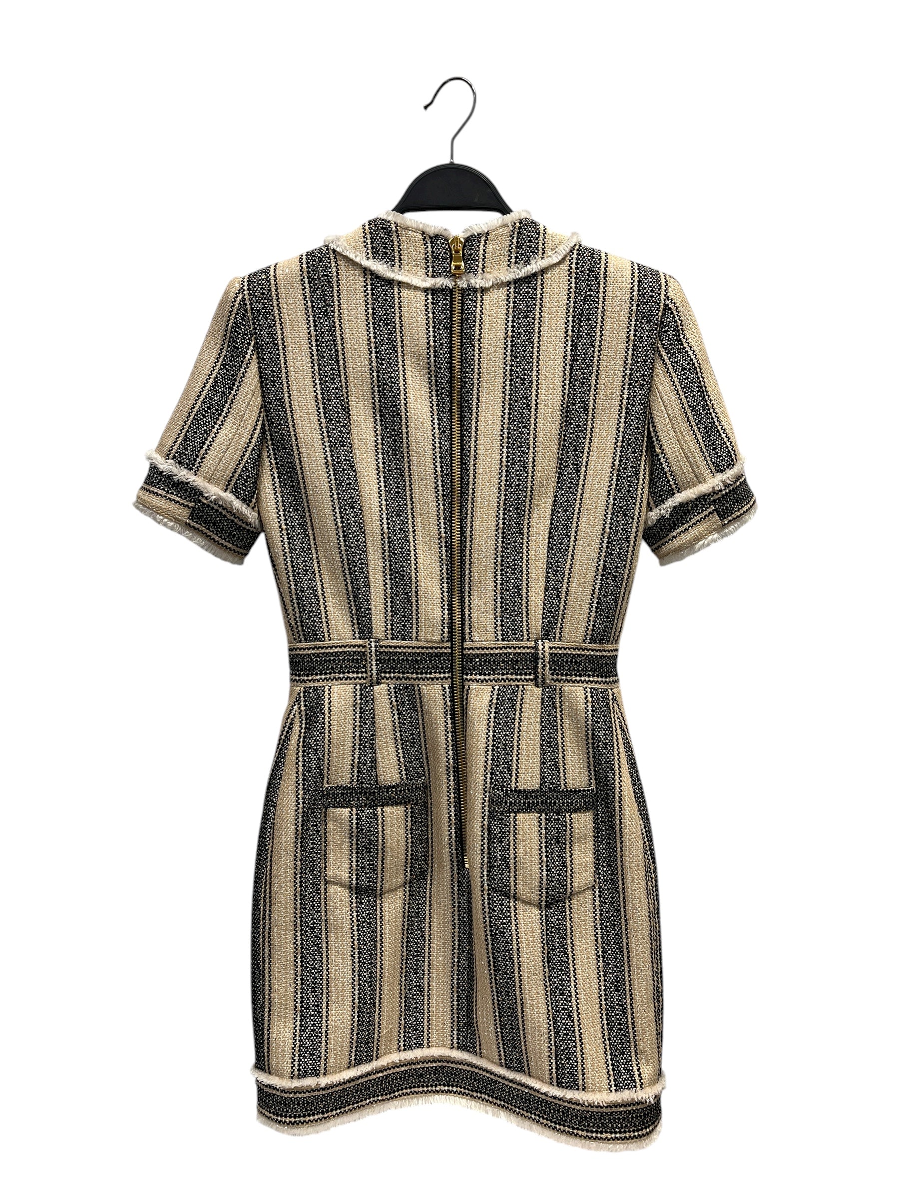 BALMAIN/SS Dress/S/Stripe/Cotton/MLT/ view 2