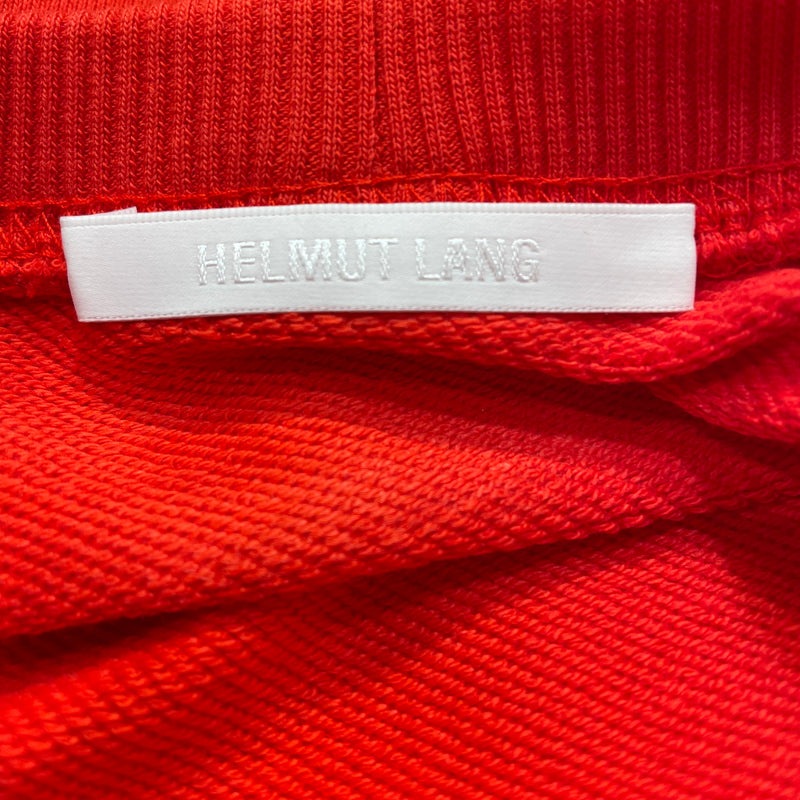 Helmut Lang/Sweatshirt/L/Graphic/Cotton/RED/