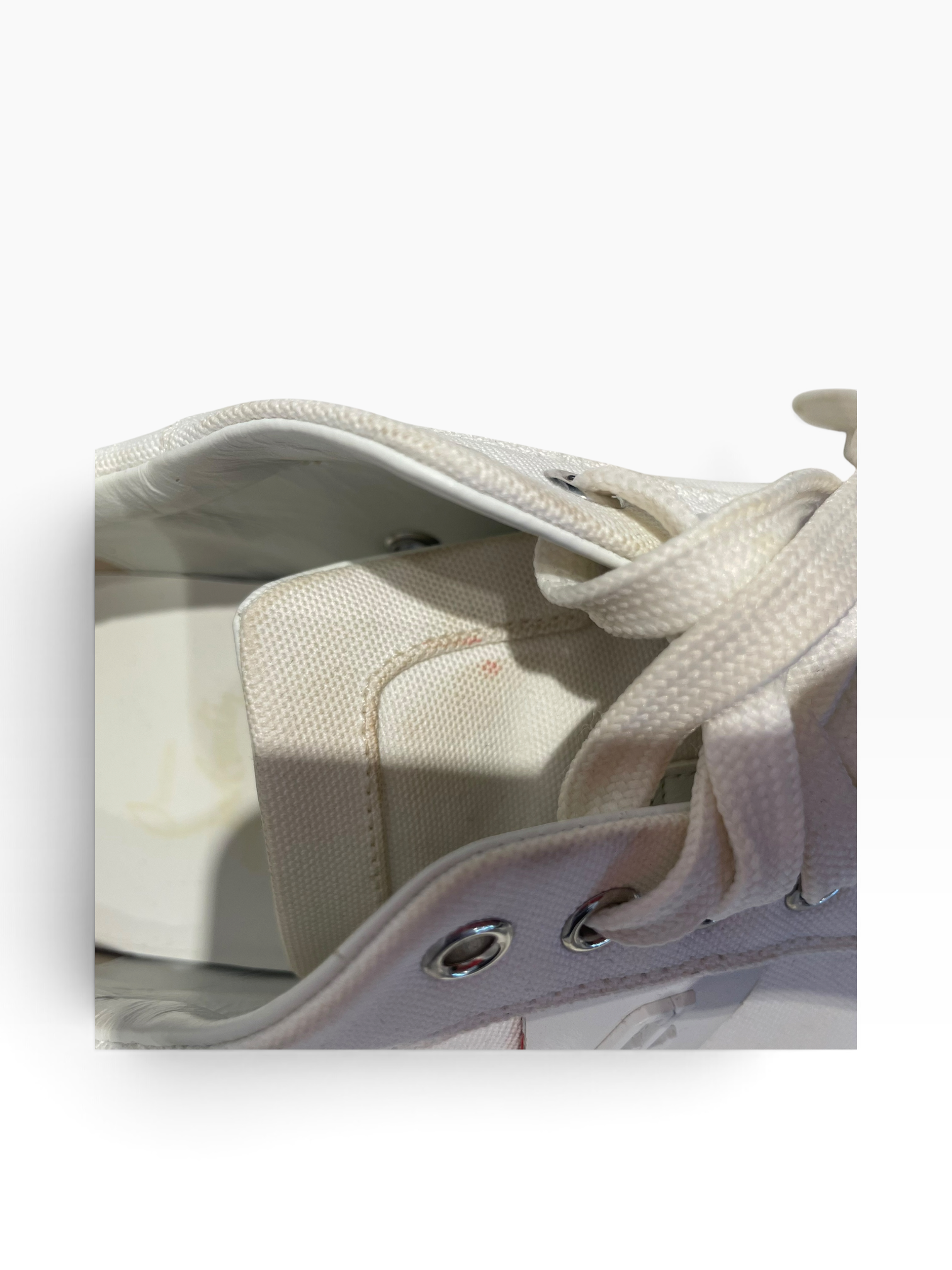 Christian Louboutin/Low-Sneakers/EU 40/Cotton/WHT/SIMPLERUI view 11