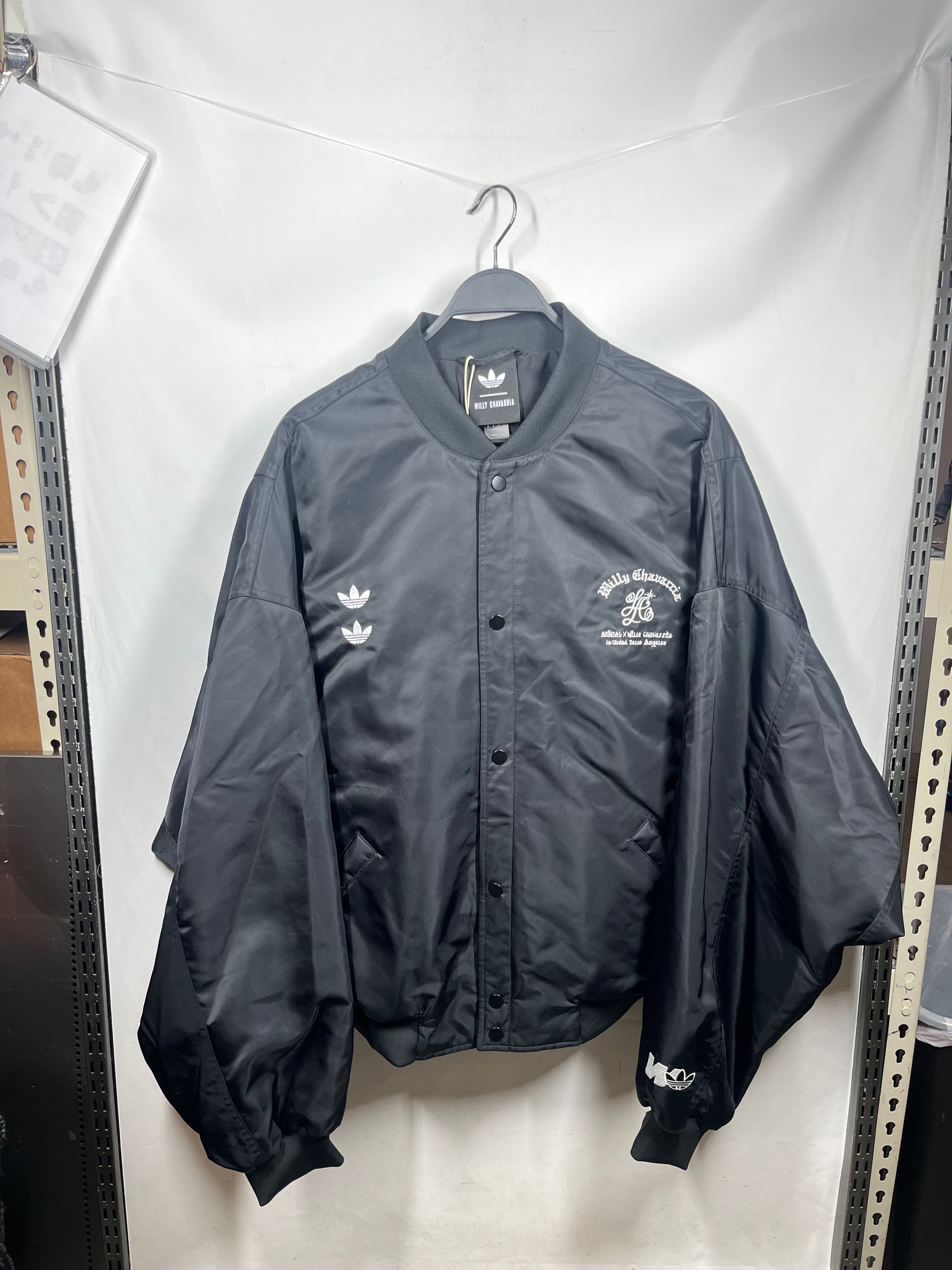 adidas/WILLY CHAVARRIA/Puffer Jkt/L/Polyester/BLK/La Ciudad de Los Angeles view 1