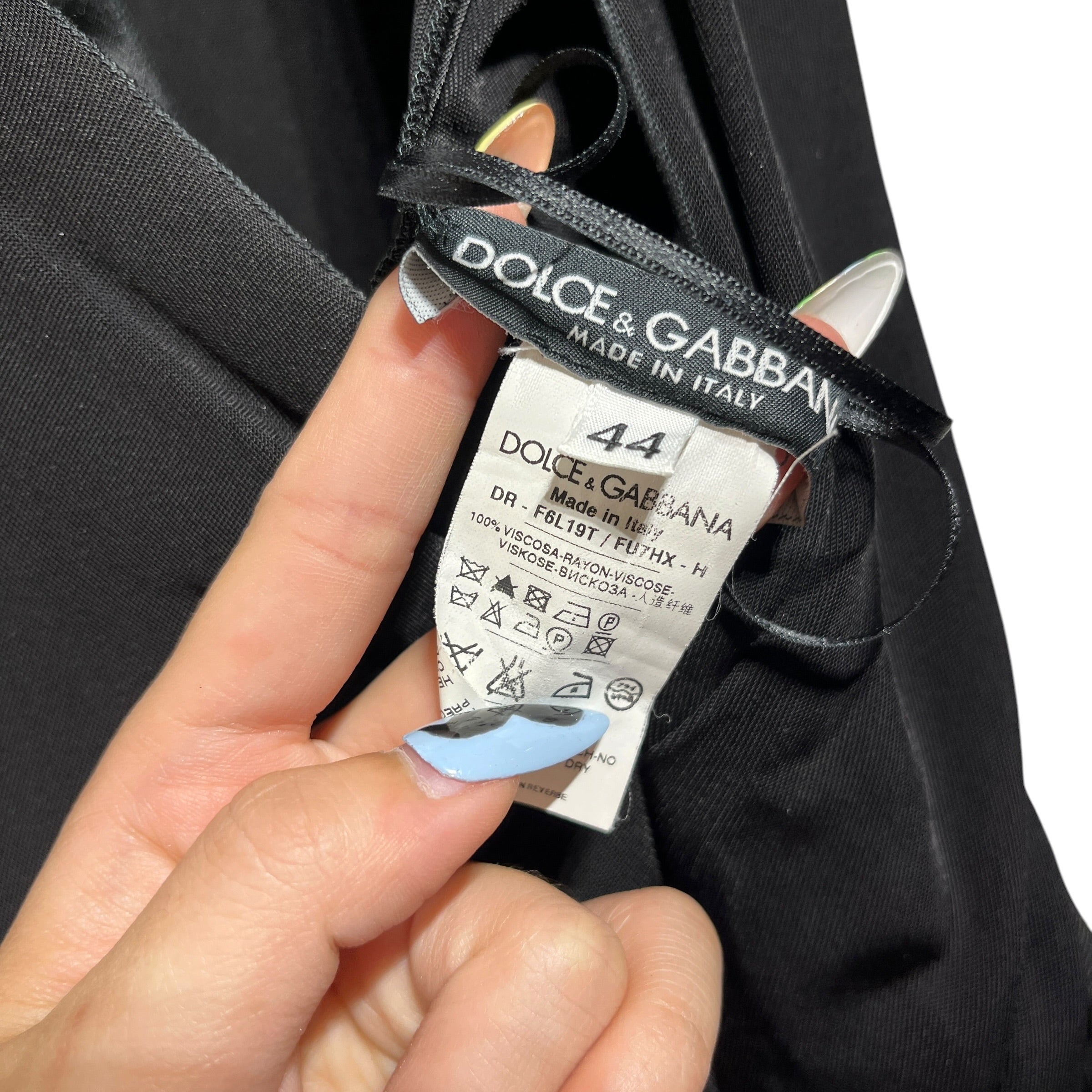 DOLCE&GABBANA/Dress/44/BLK/ view 4