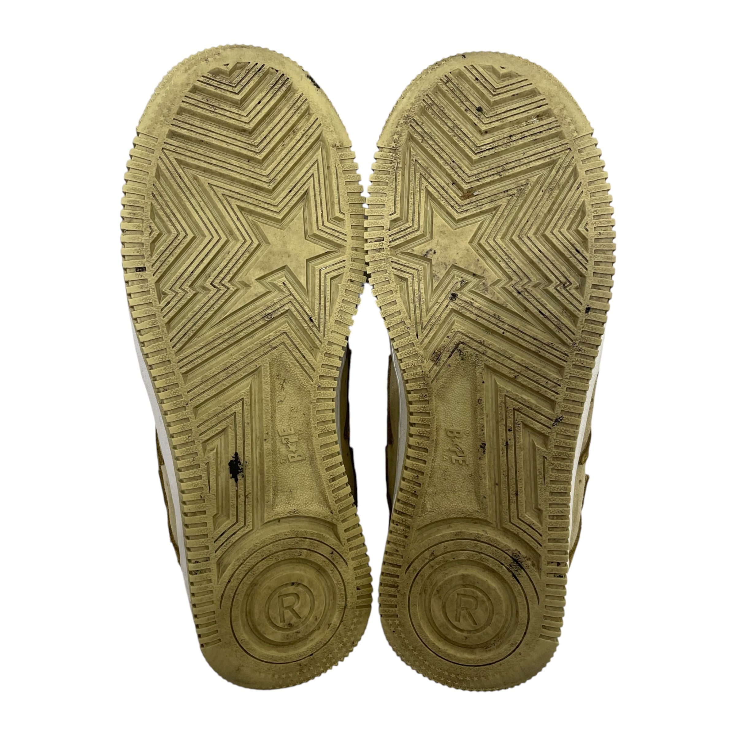 BAPE STA!/Low-Sneakers/US 6/GRN/GREEN SUEDE view 6