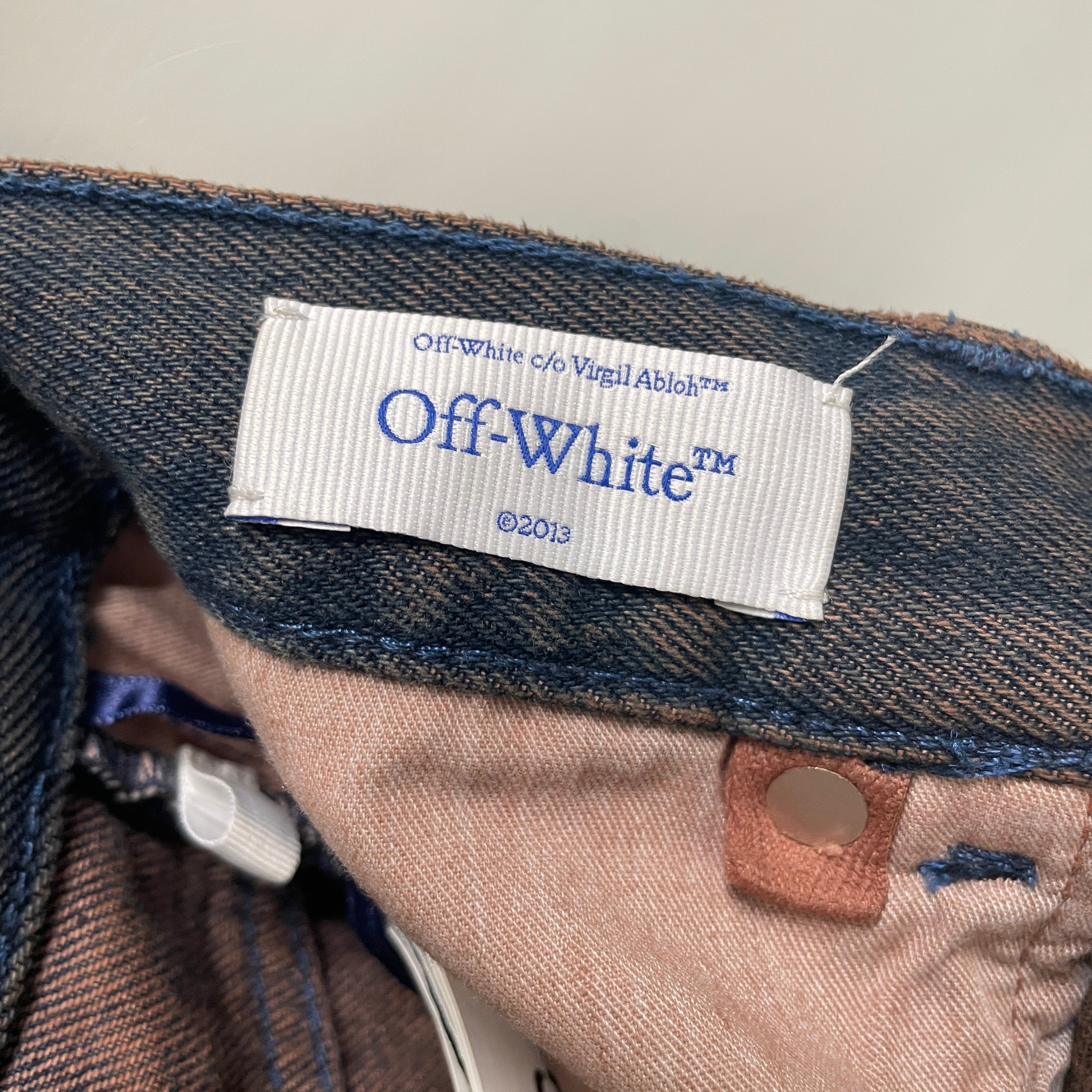 OFF-WHITE/Straight Pants/33/Denim/GRY/GREYISH PURPLE DENIM view 5