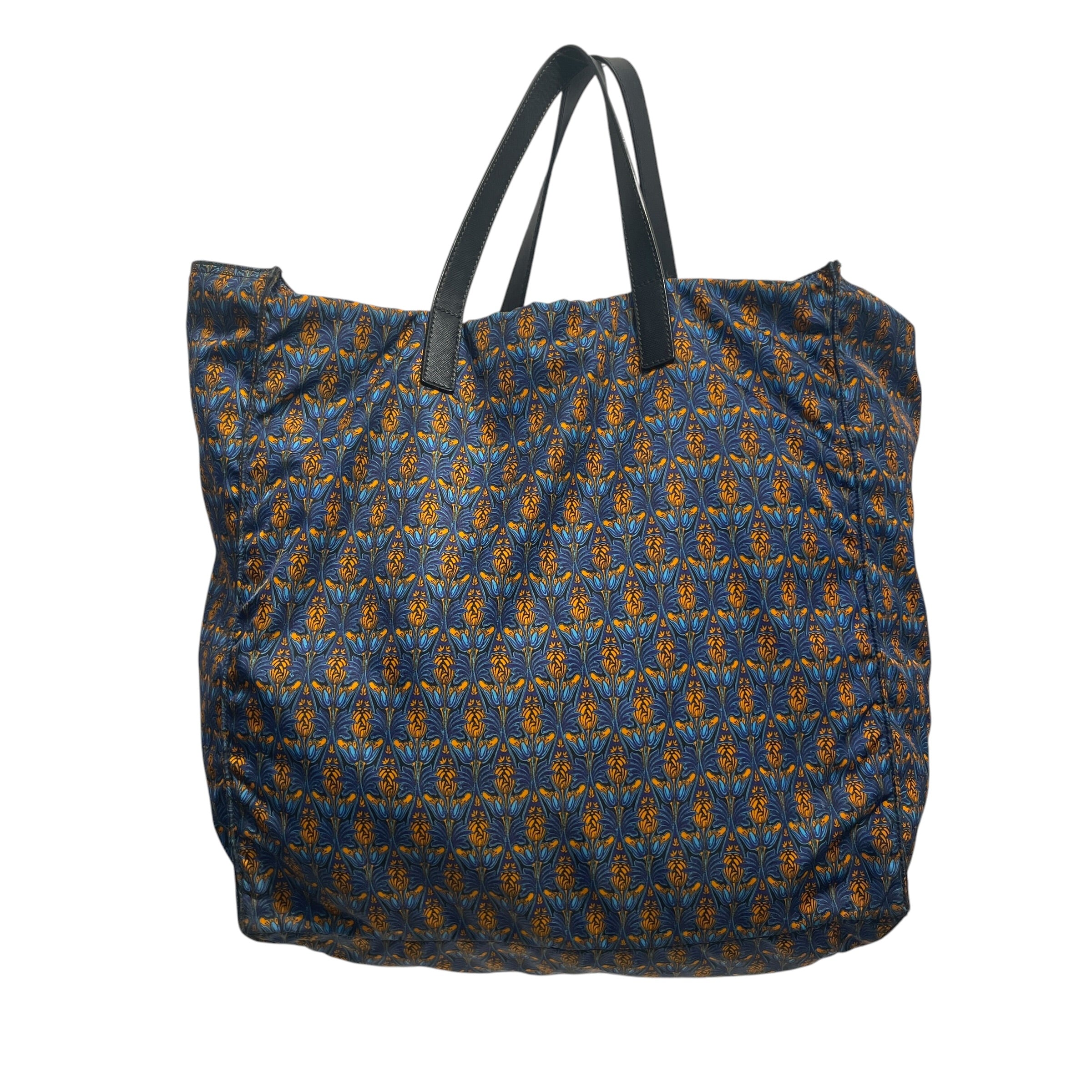 PRADA/Tote Bag/Floral Pattern/Nylon/BLU/TESSUTO STAMPATO FLORAL view 2