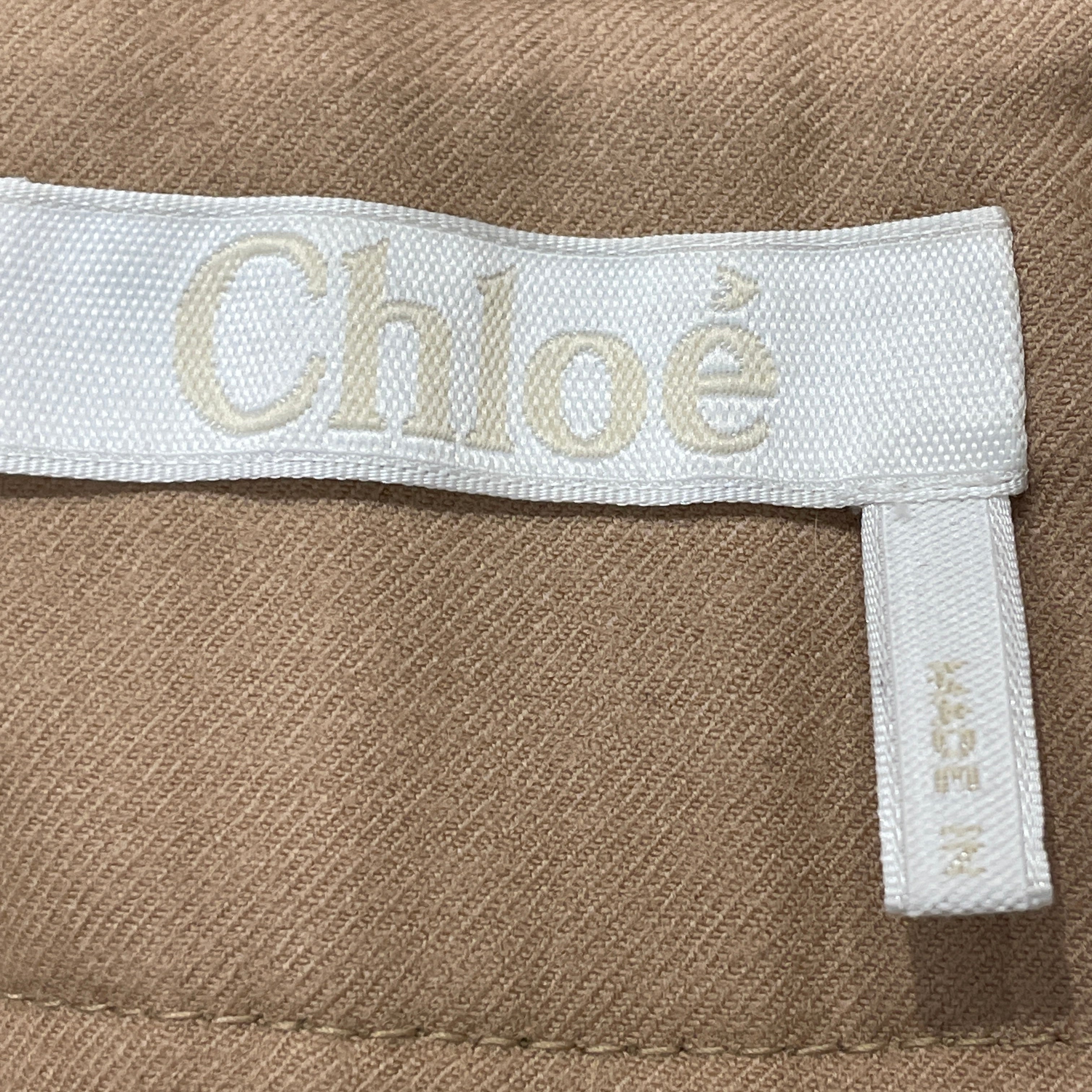 Chloe/Skinny Pants/34/Wool/BEG/SINGLE POCKET CARGO PANT view 4