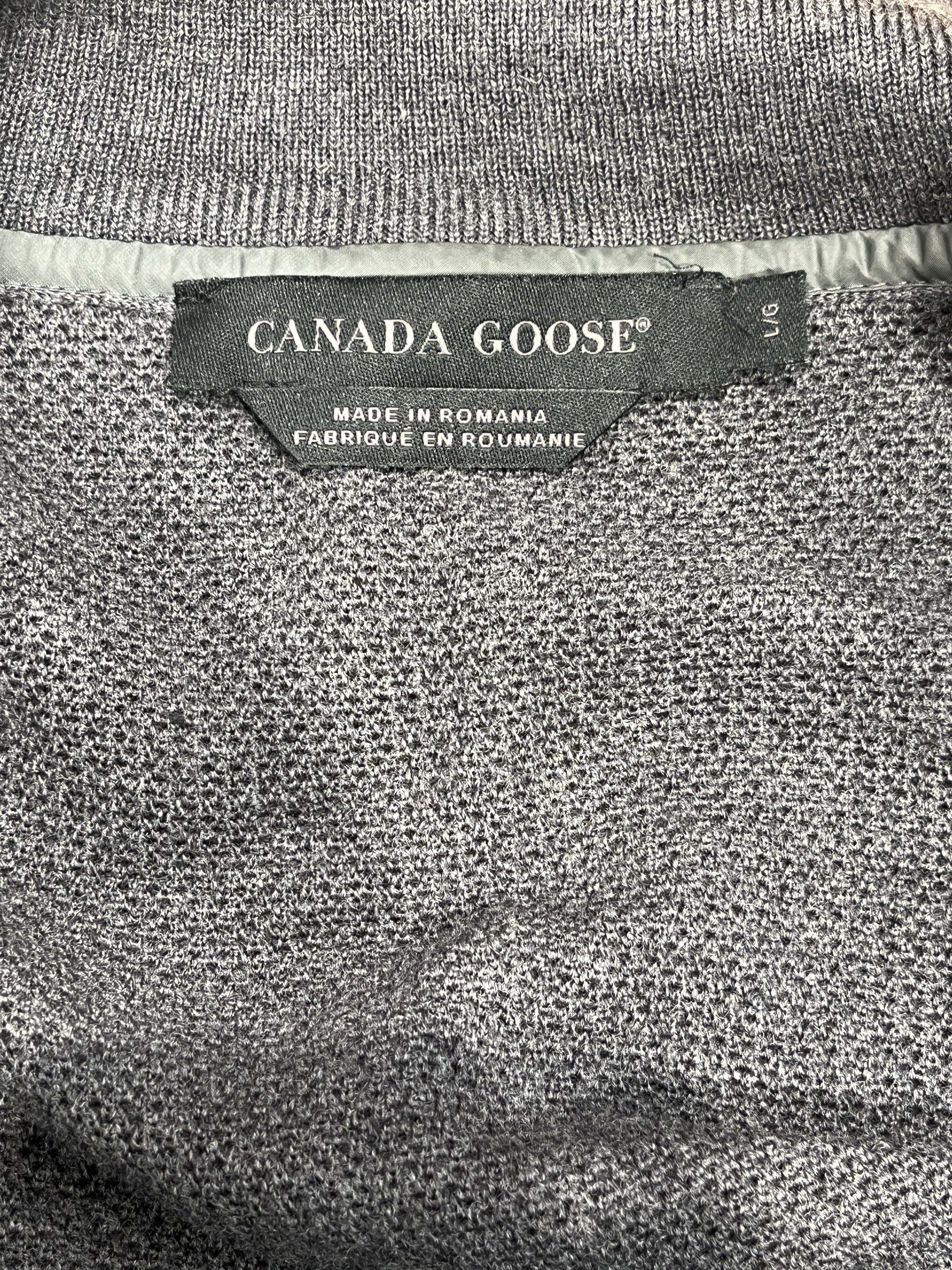 CANADA GOOSE/Jacket/L/GRY/Wool/Nylon zip view 3