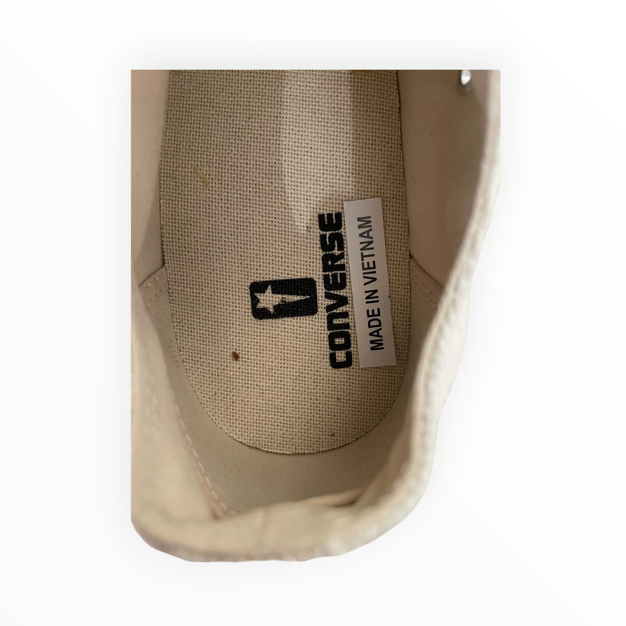 RICK OWENS DRKSHDW/CONVERSE/Low-Sneakers/US 10/WHT/black and eggshell view 3