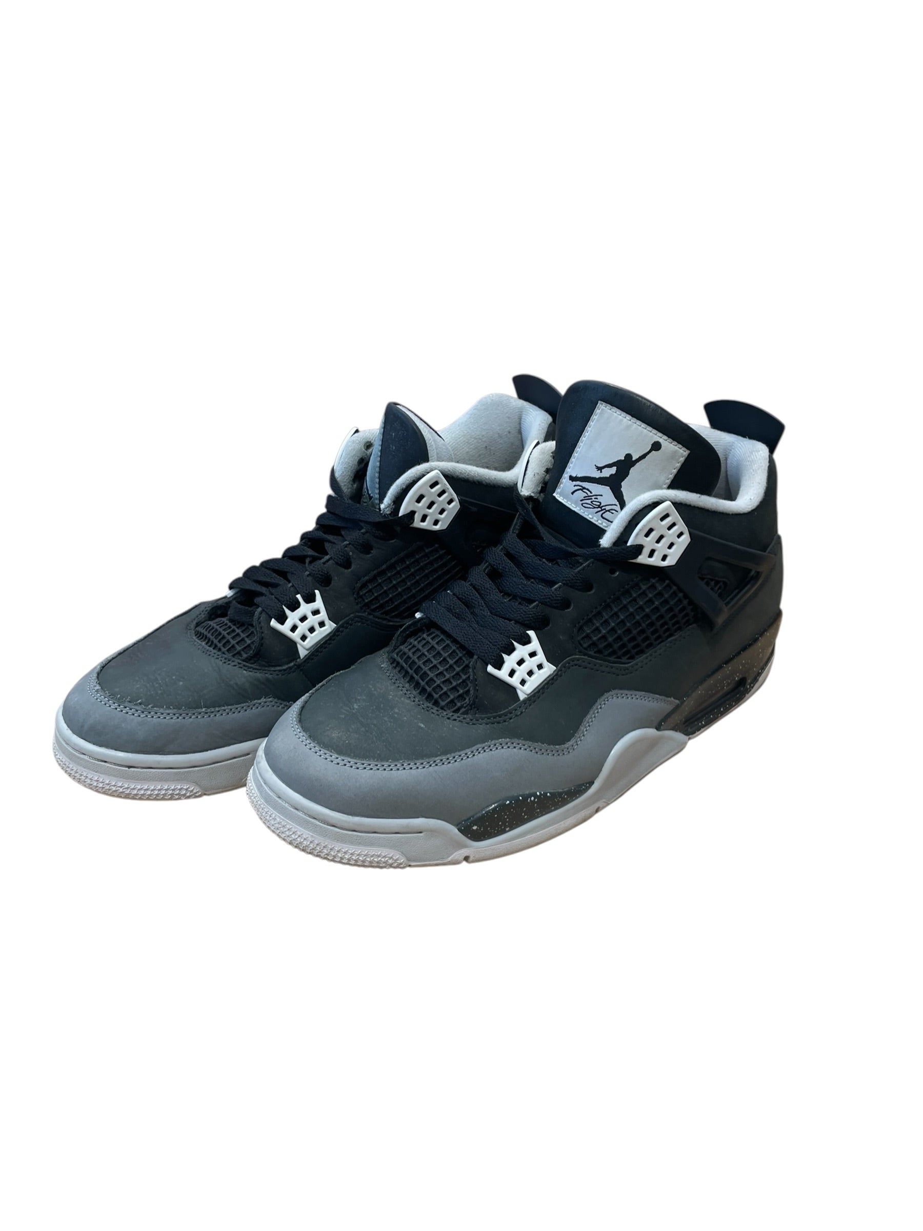 JORDAN BRAND/Low-Sneakers/US 12.5/Suede/GRY/JORDAN RETRO 4 "FEAR" view 1