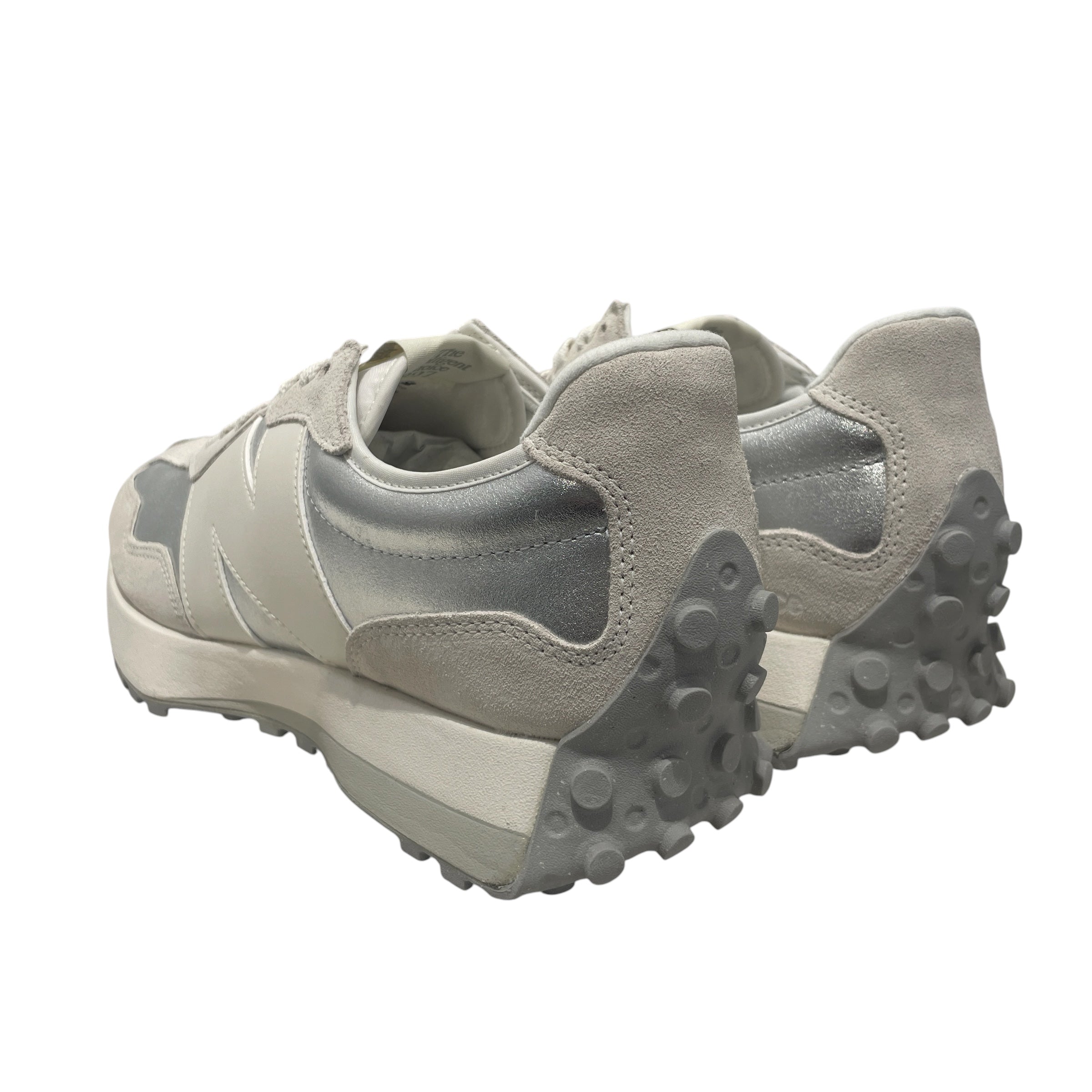 NEW BALANCE/Low-Sneakers/US 12/Suede/SLV/SILVER METALLIC view 2
