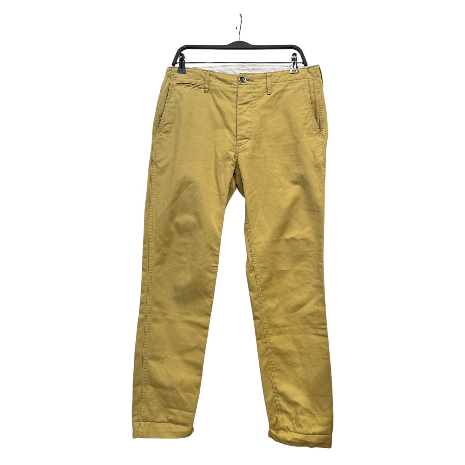 visvim/Pants/2/Cotton/YEL/buckle backing view 1