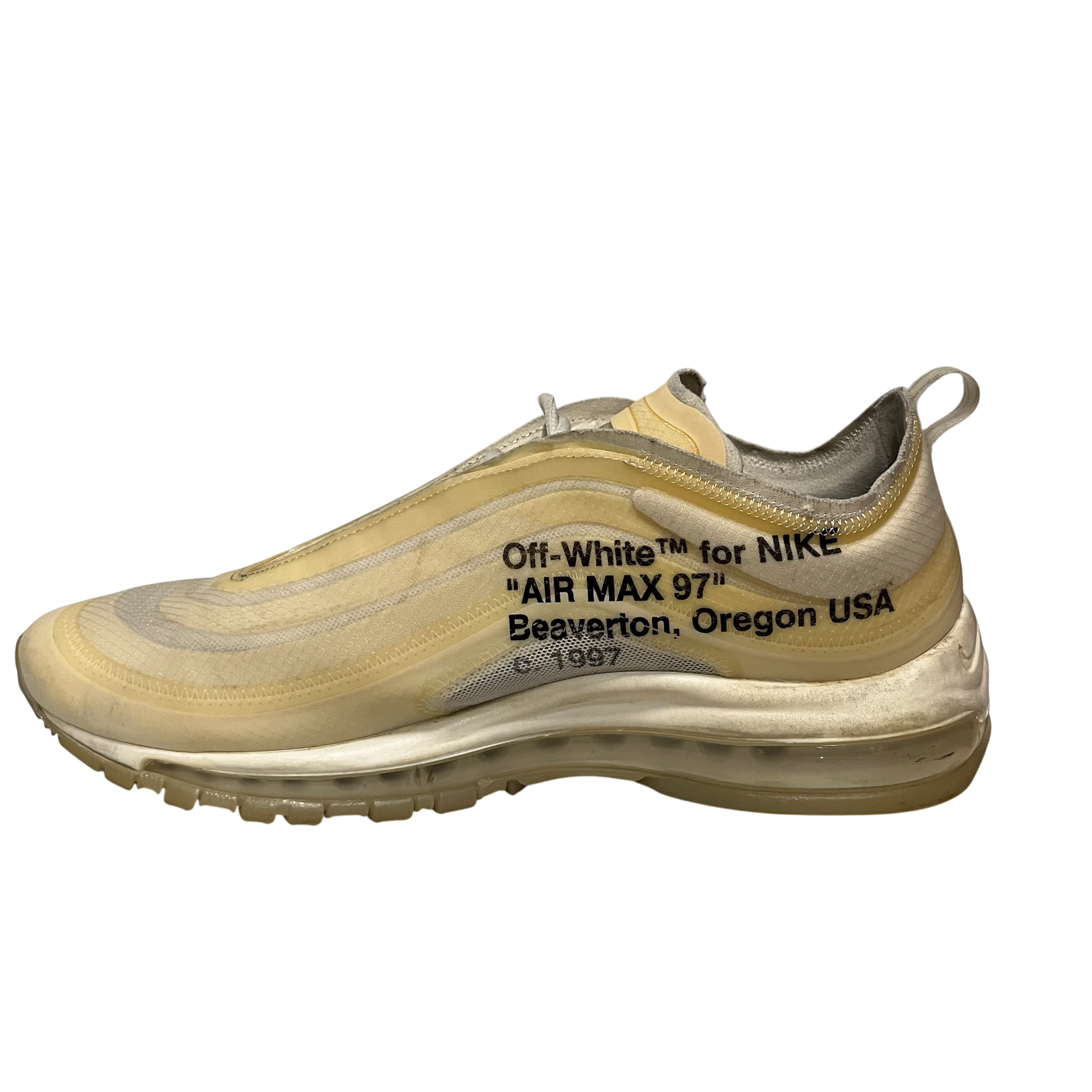 NIKE/OFF-WHITE/Low-Sneakers/US 10.5/CRM/97 white view 4