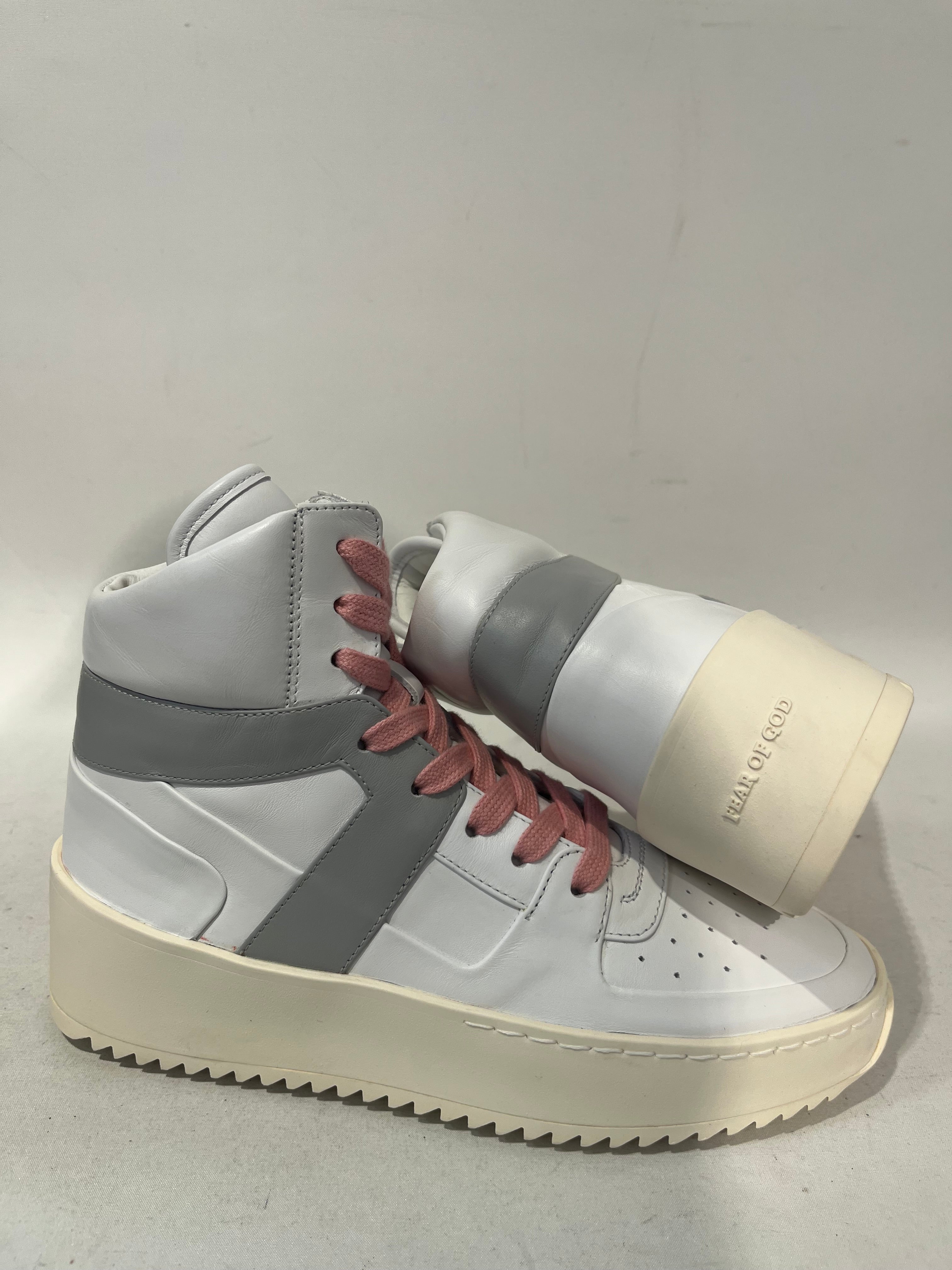 FEAR OF GOD/Hi-Sneakers/EU 36/Leather/WHT/Basketball view 3