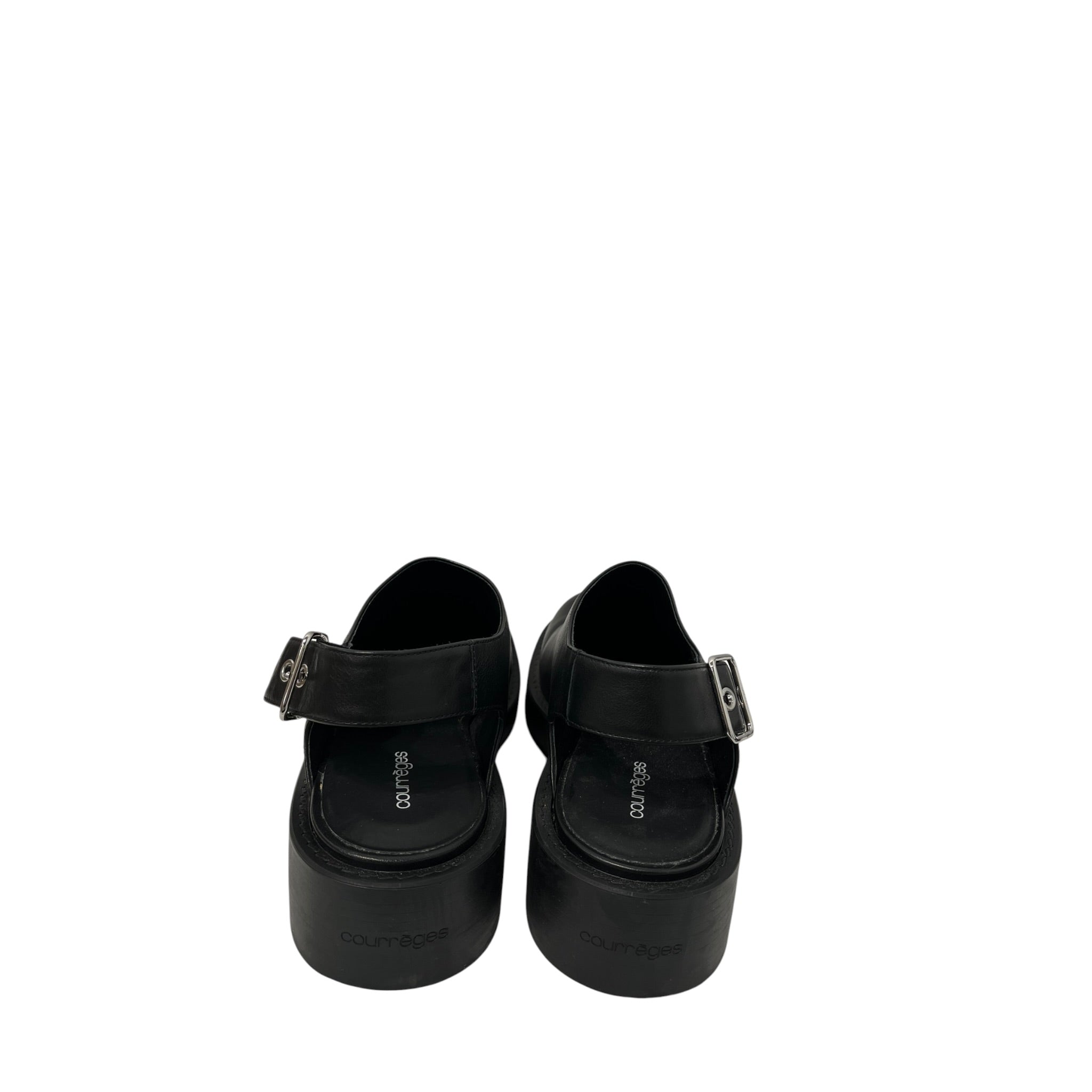 Courreges/Loafers/EU 44/Leather/BLK/GOGO CLOGS view 4