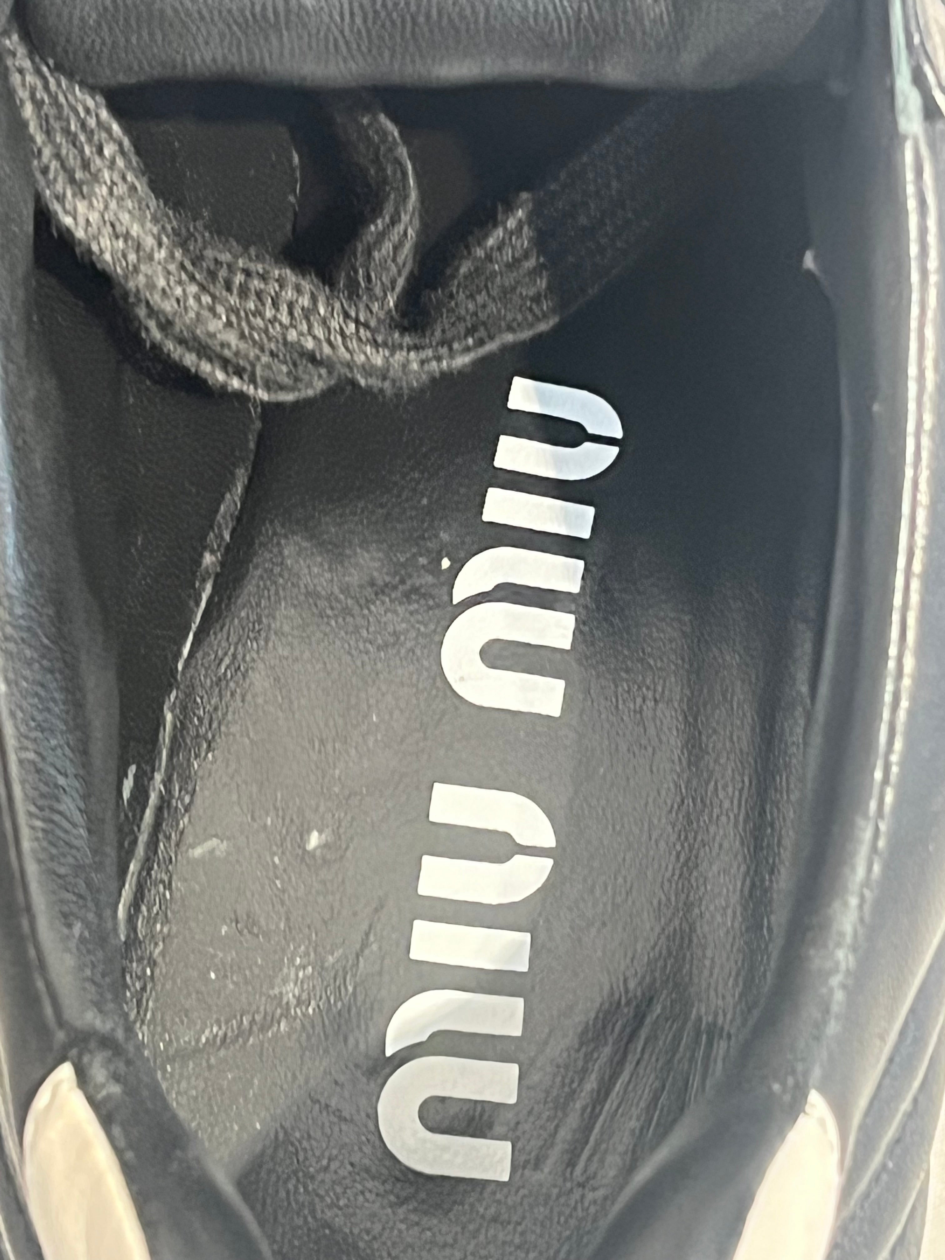 MIU MIU/Heels/EU 36.5/Leather/BLK/NAPPA POINTED TOE QUILTED view 7