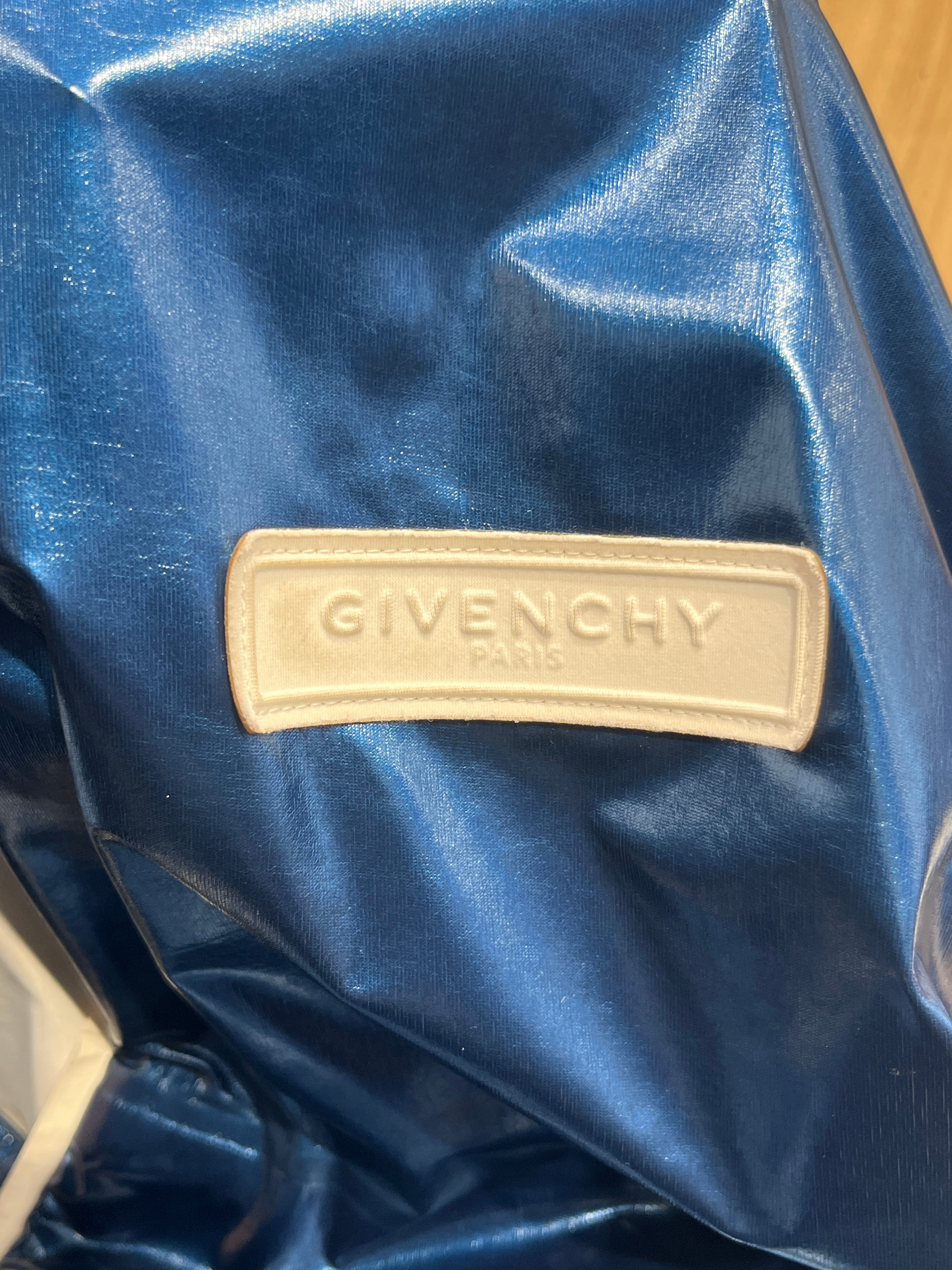 GIVENCHY/Jacket/52/Polyester/BLU/IRRIDESCENT ZIP UP JACKET view 6